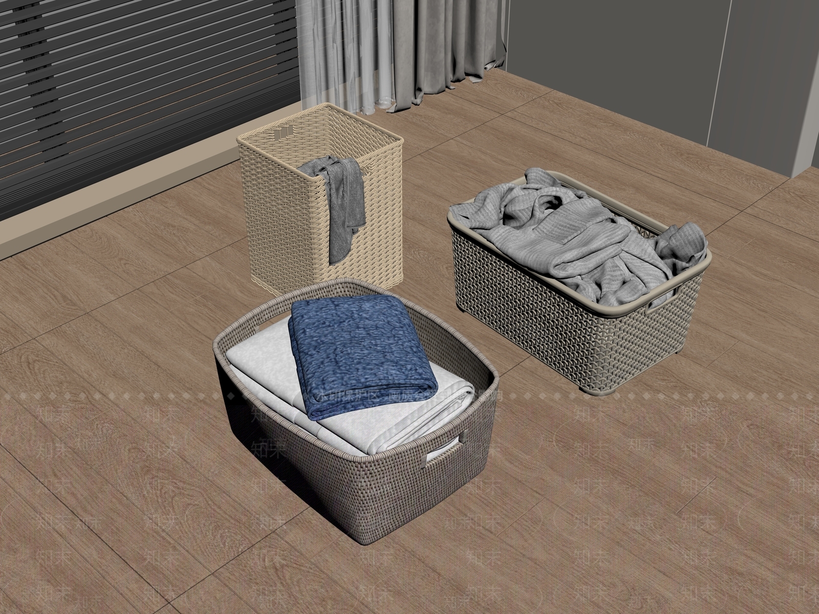 洗浴用品SU模型下载【ID:1188192770】