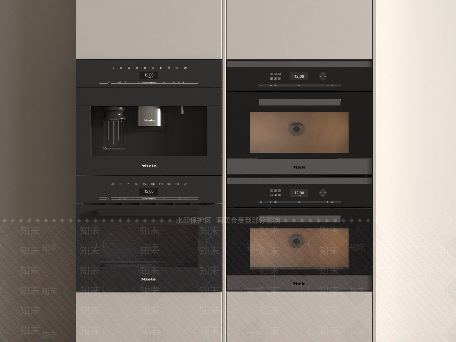 烤箱SU模型下载【ID:1188193445】