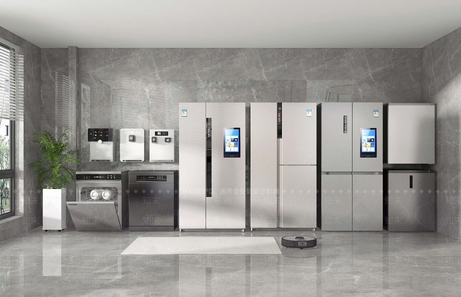 冰箱SU模型下载【ID:1188200221】