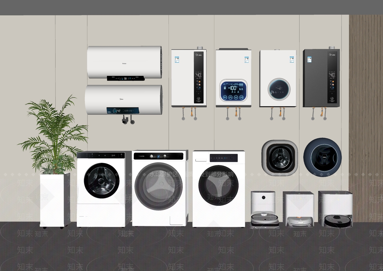 家用电器组合SU模型下载【ID:1188200383】