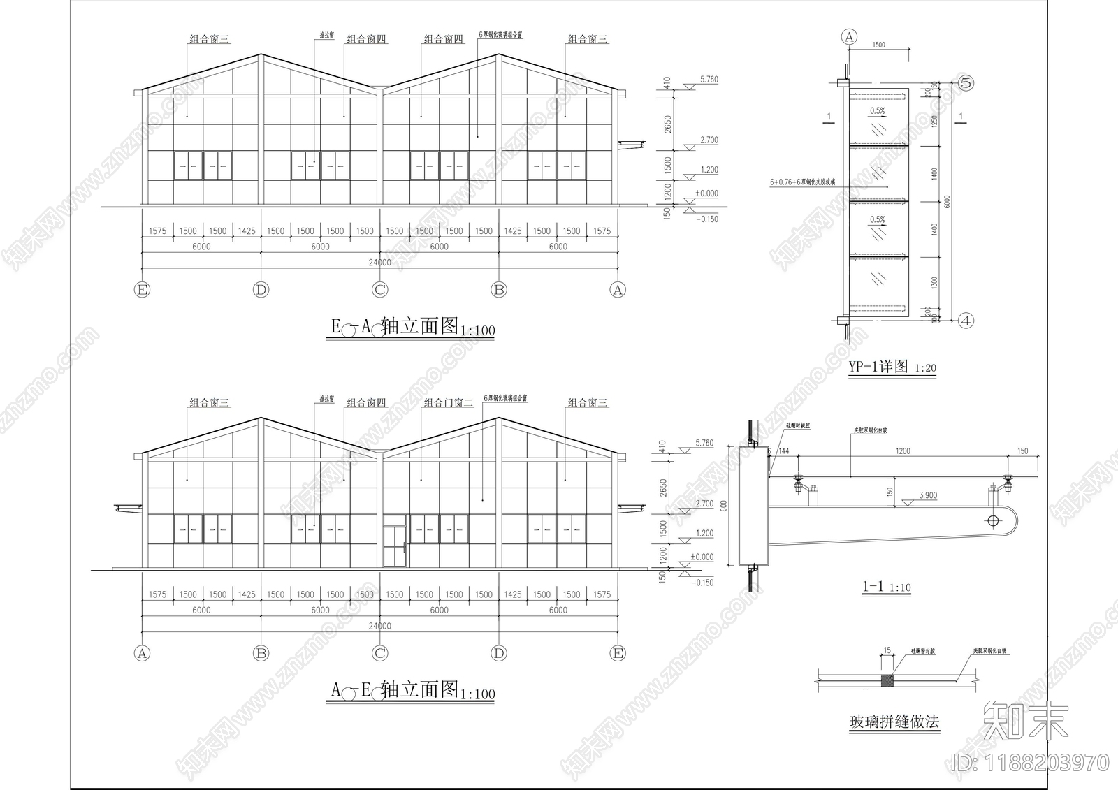 钢结构cad施工图下载【ID:1188203970】
