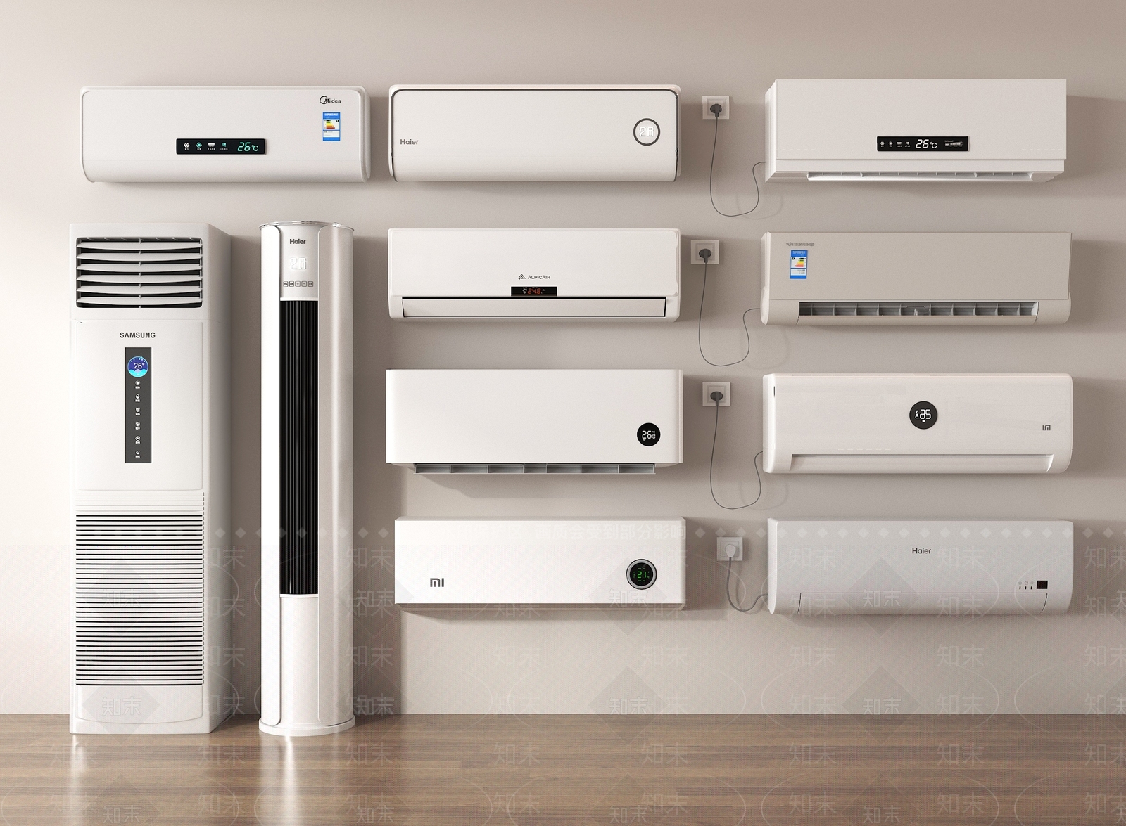 空调3D模型下载【ID:1188205887】