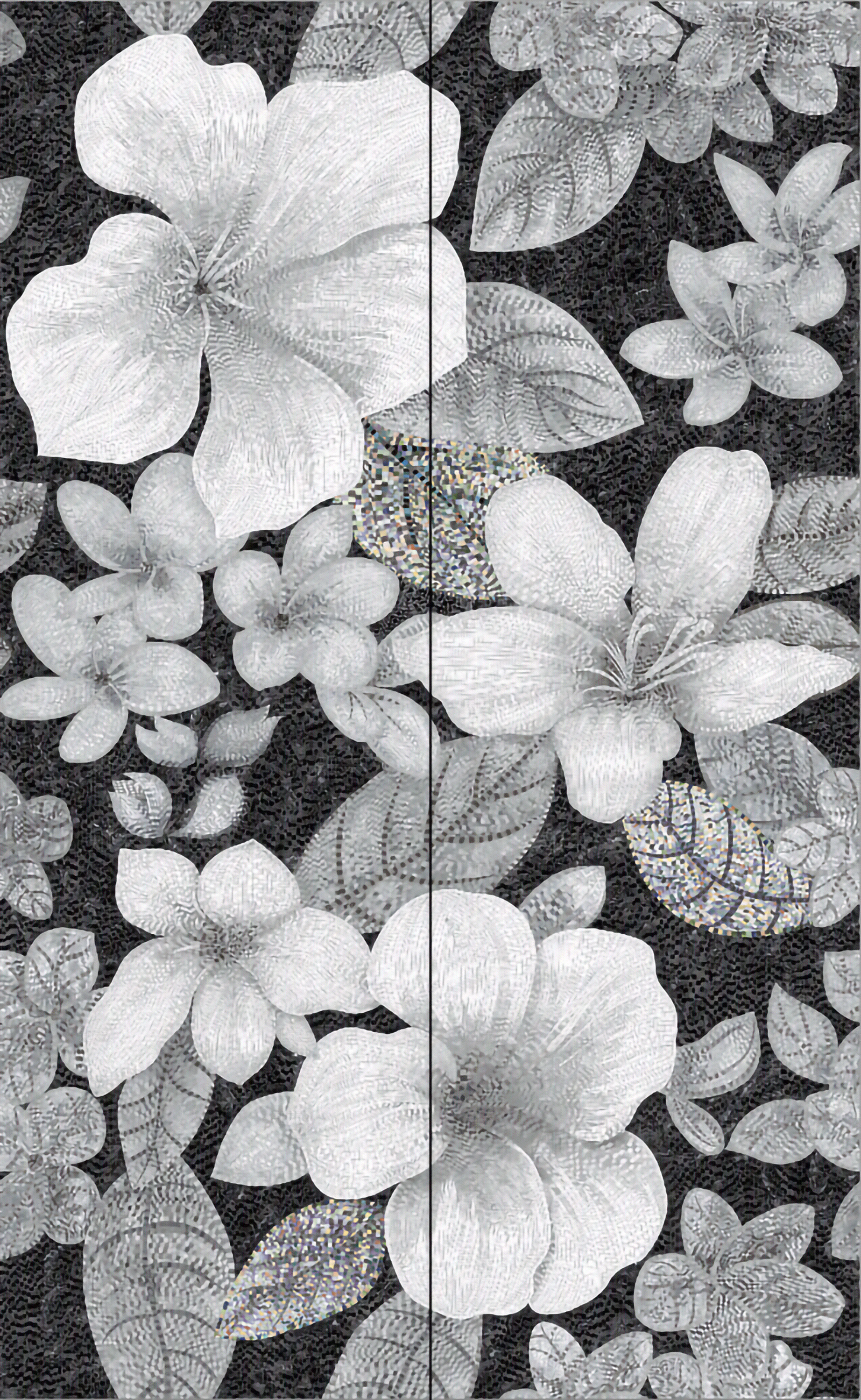 现代新中式黑白挂画贴图下载【ID:1188206253】