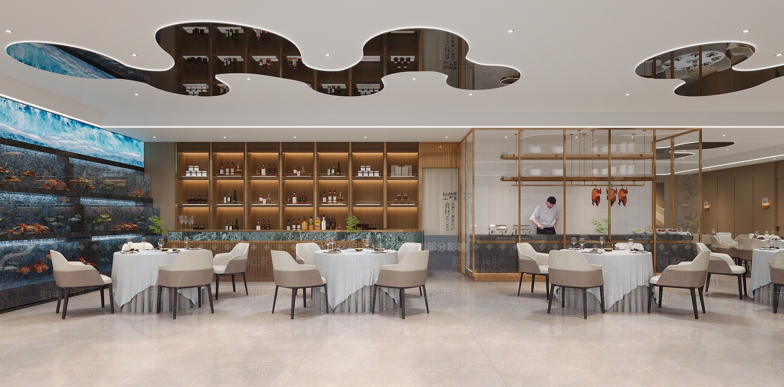 茶餐厅3D模型下载【ID:1188207018】