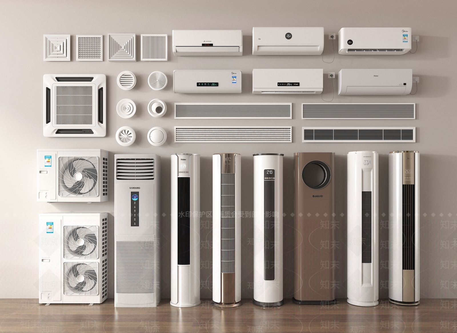 空调SU模型下载【ID:1188206558】