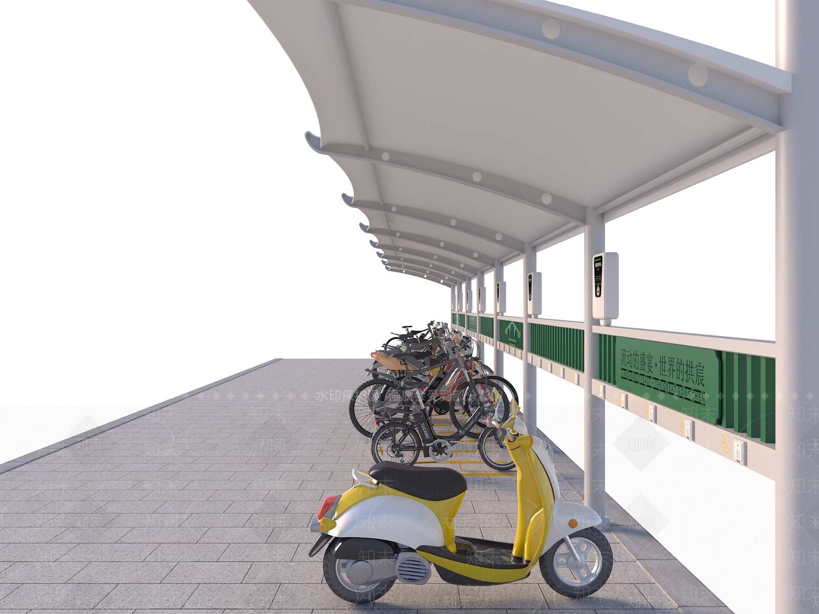 现代简约其他景观小建筑SU模型下载【ID:1188207129】