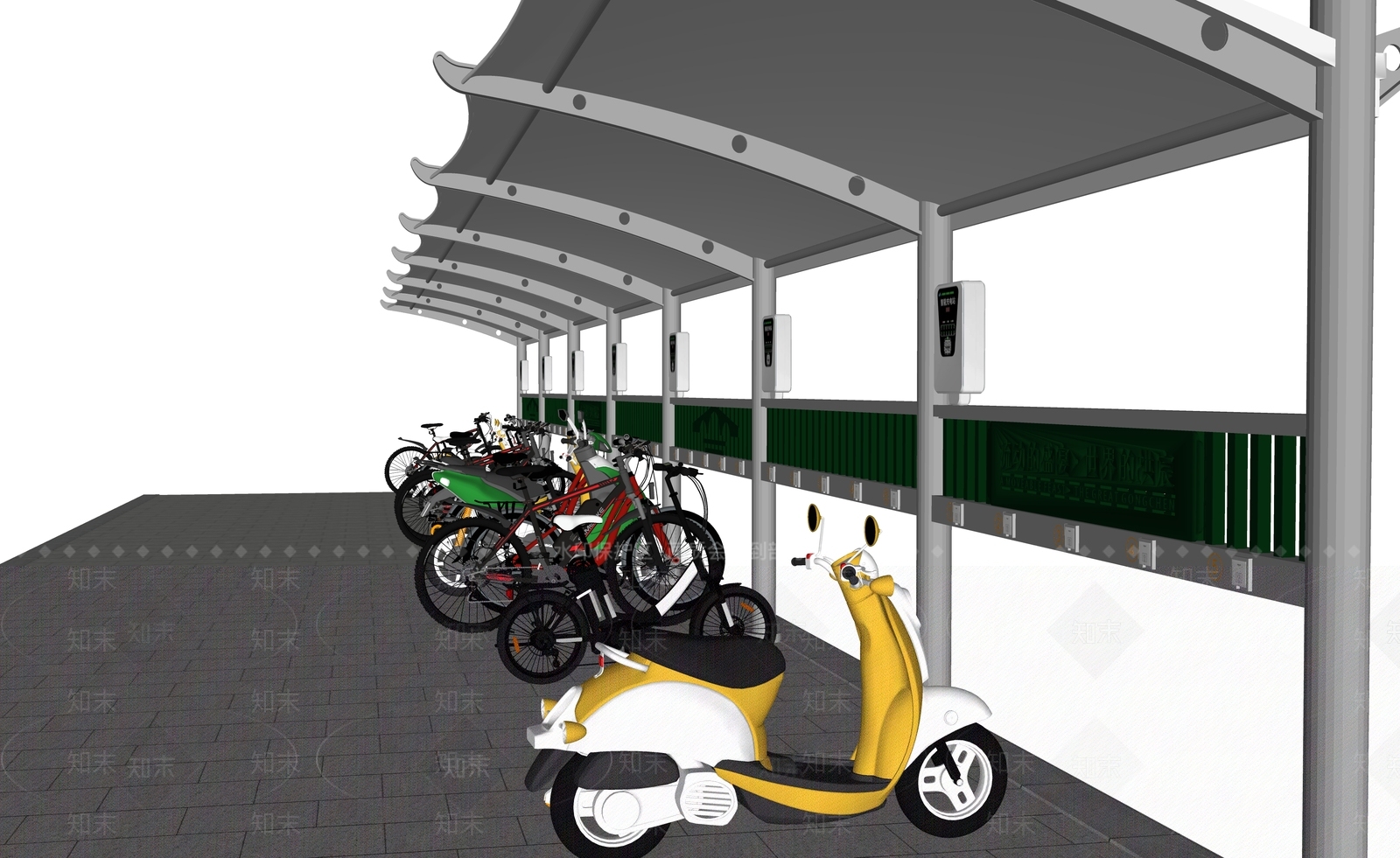 现代简约其他景观小建筑SU模型下载【ID:1188207129】