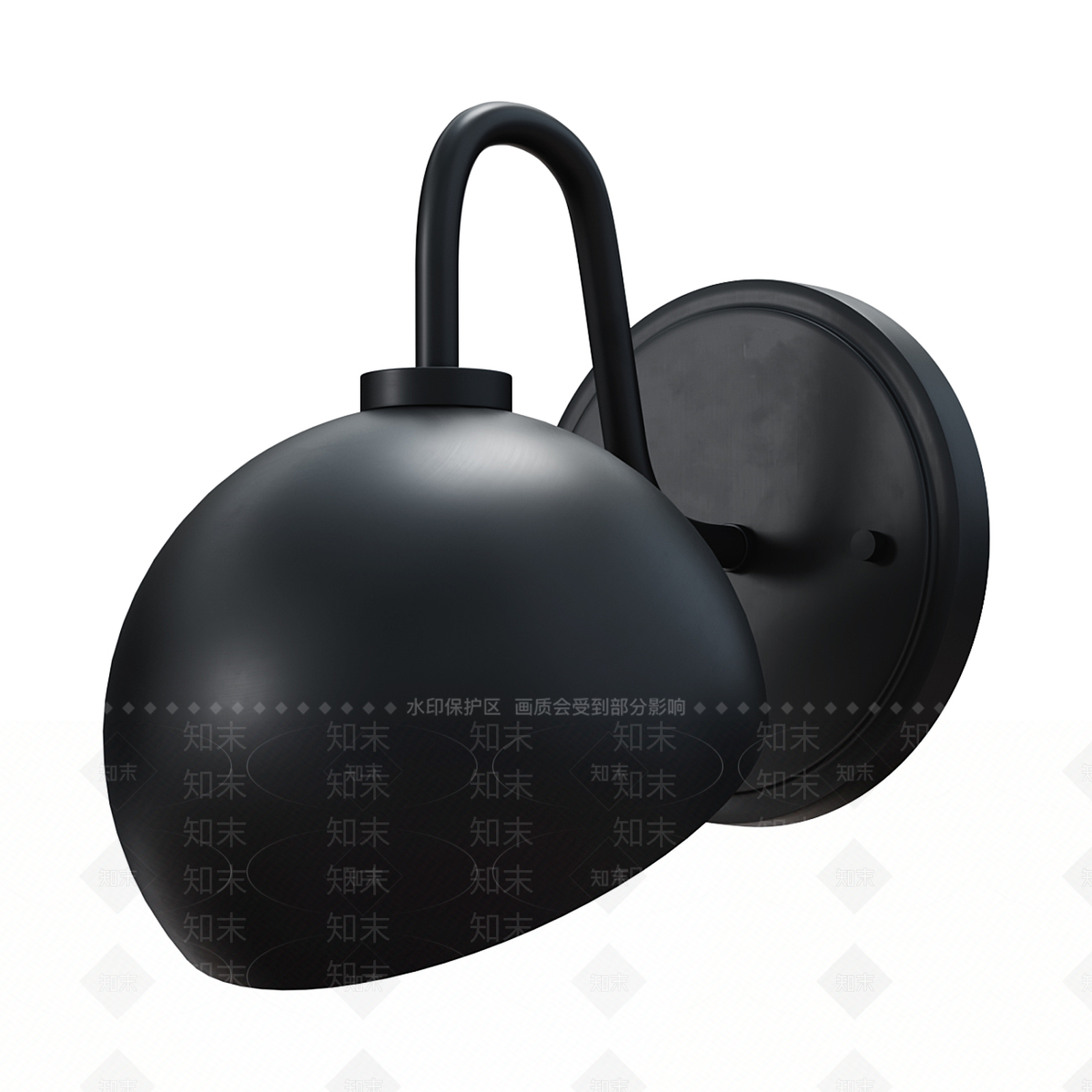 新中式侘寂壁灯3D模型下载【ID:1188213947】