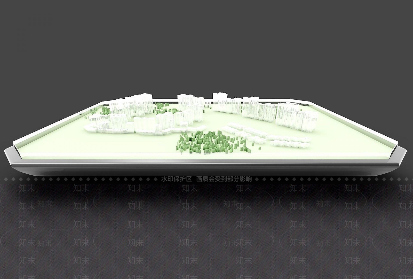 现代鸟瞰规划3D模型下载【ID:1188257134】