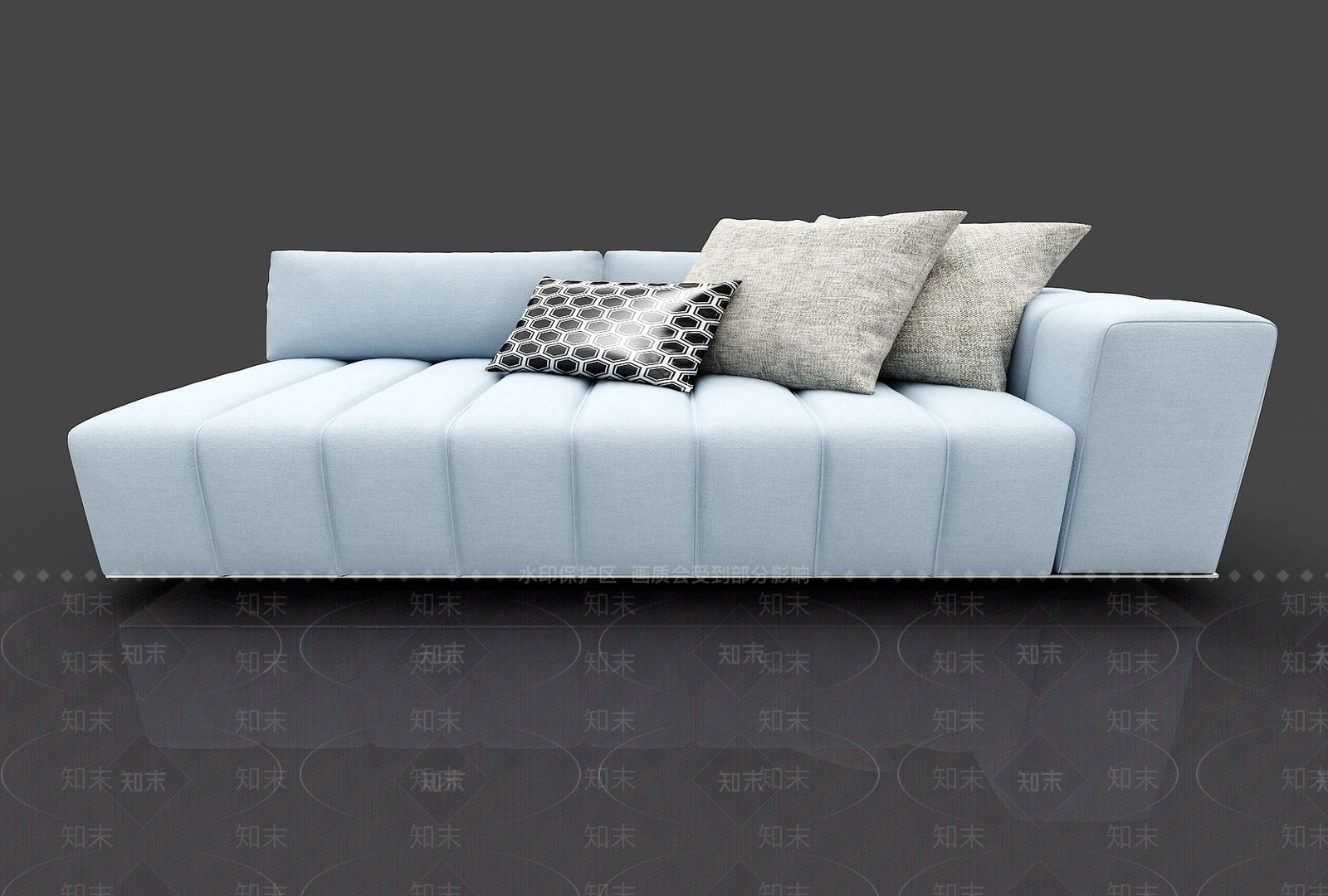现代双人沙发3D模型下载【ID:1188215863】