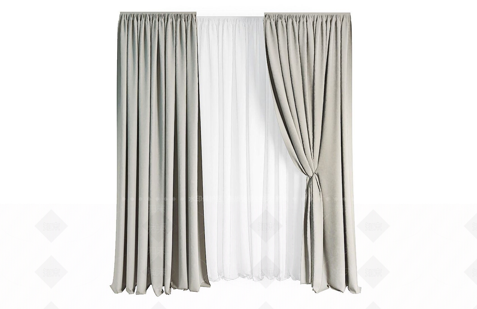 现代摆件组合3D模型下载【ID:1188220560】