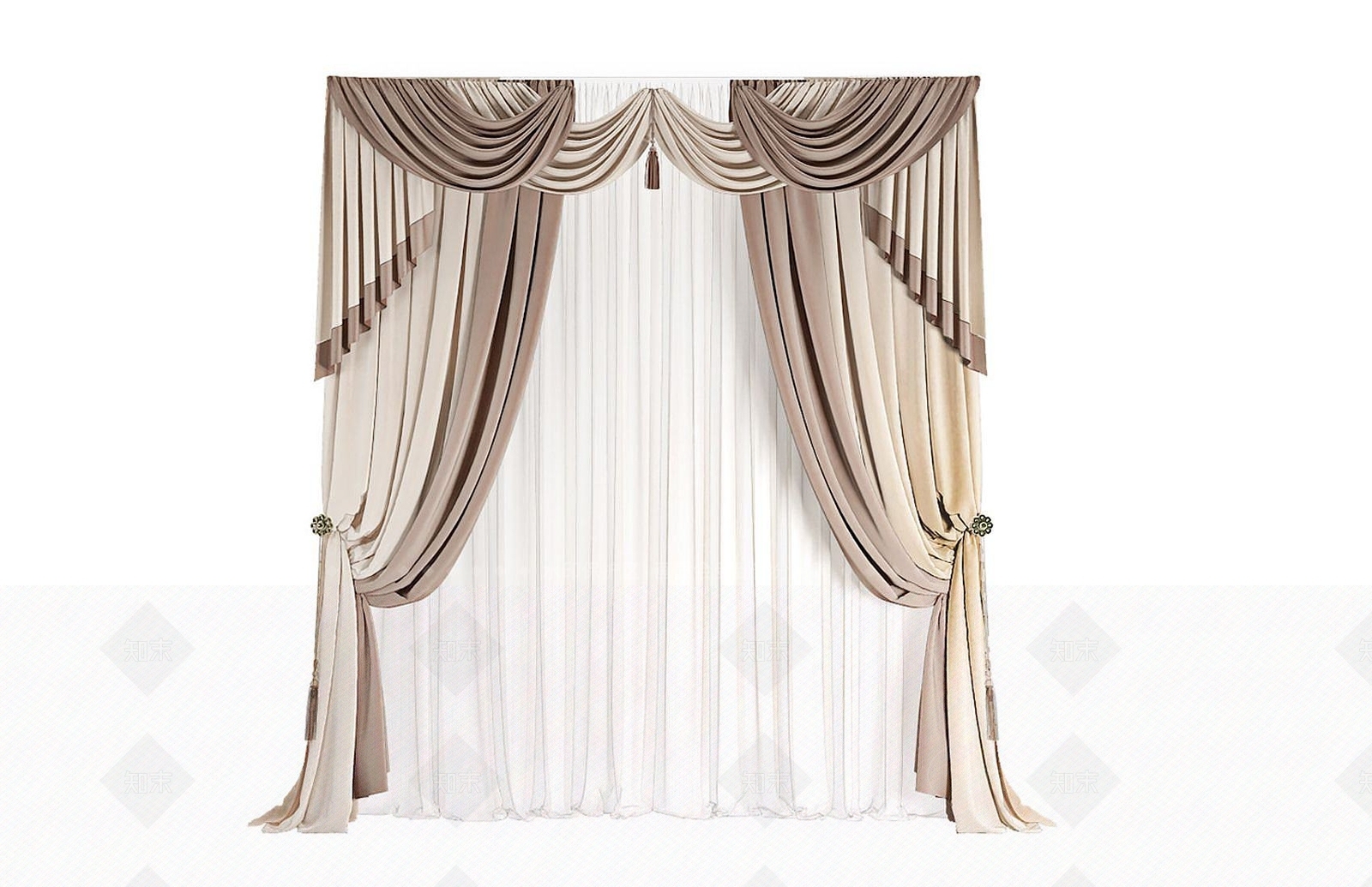 现代摆件组合3D模型下载【ID:1188220675】