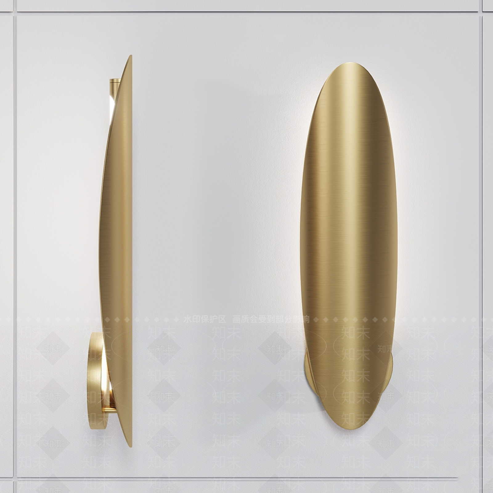 新中式现代壁灯3D模型下载【ID:1188221839】