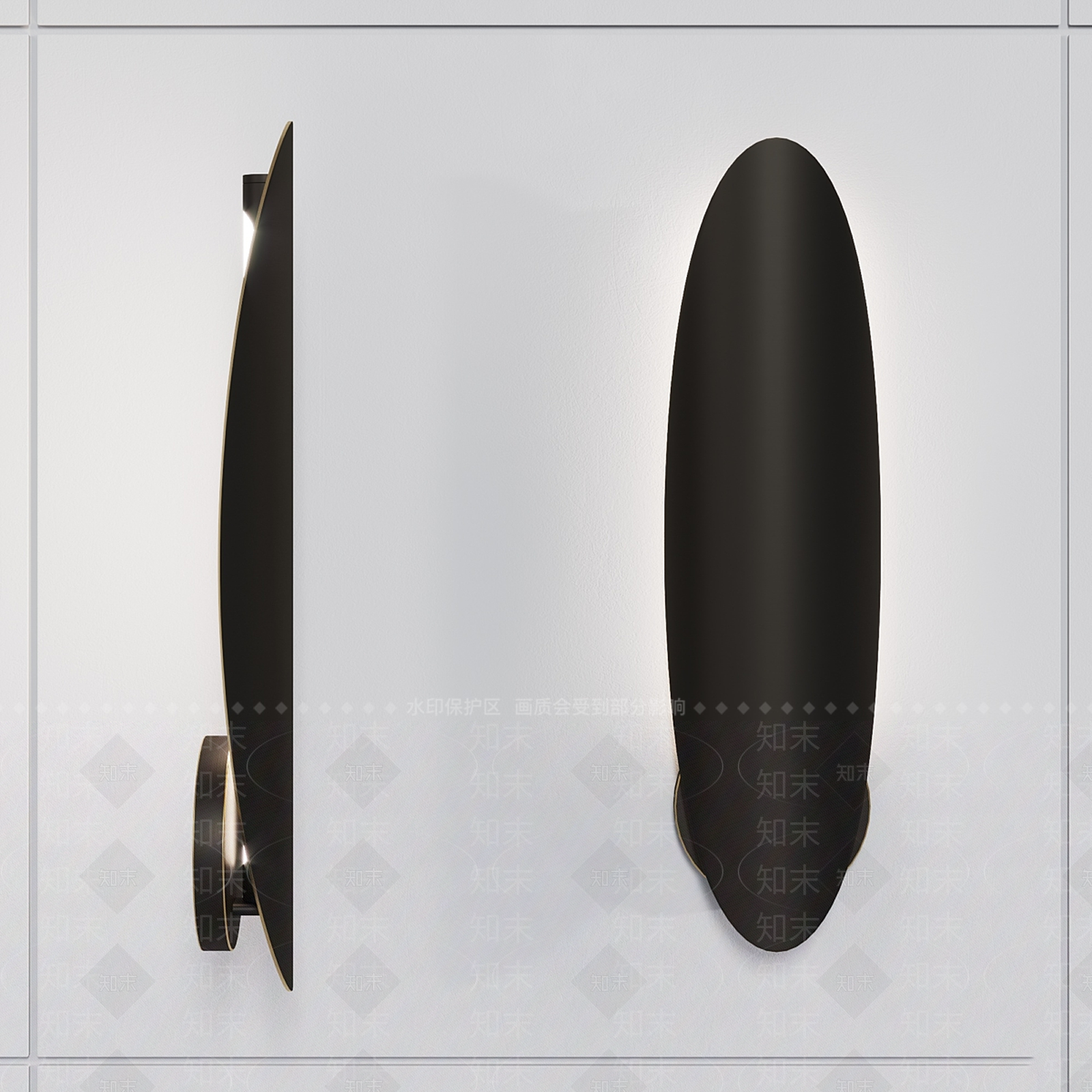 新中式现代壁灯3D模型下载【ID:1188221839】