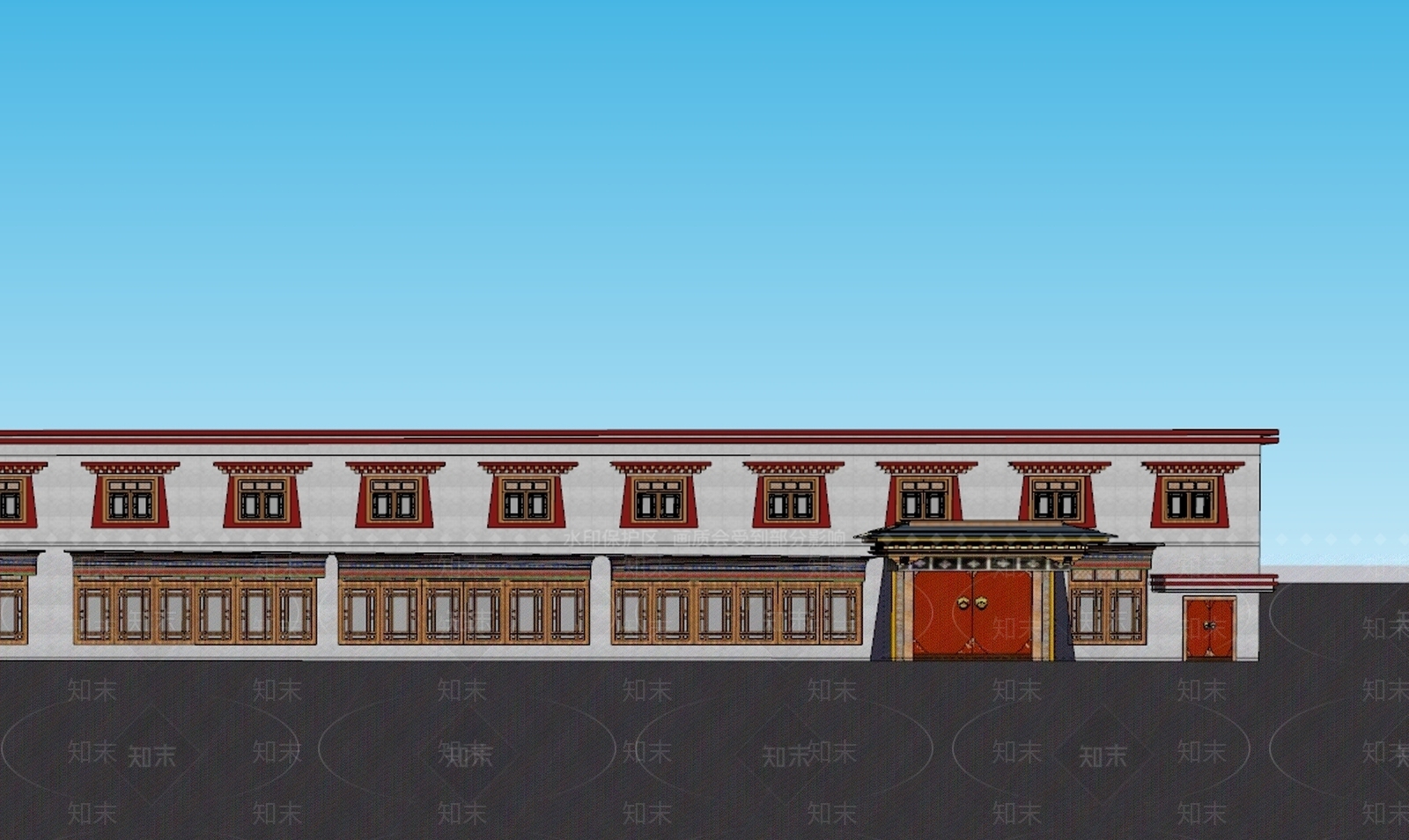 欧式美式商场SU模型下载【ID:1188222622】