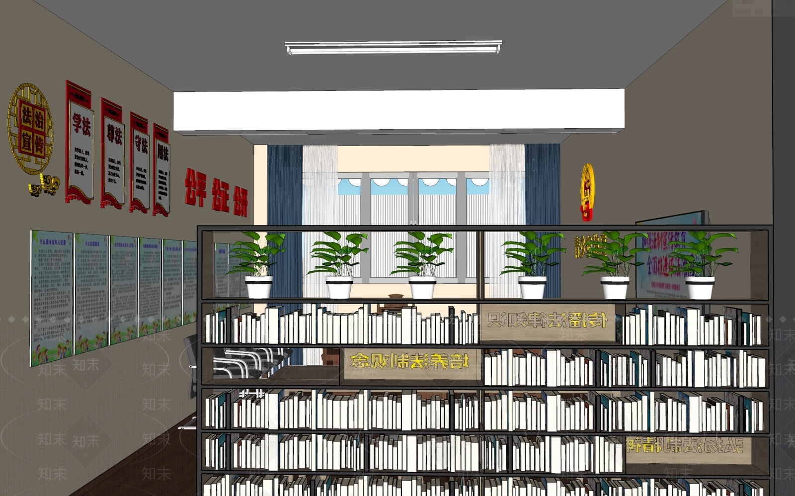 现代其他公共空间SU模型下载【ID:1188223224】