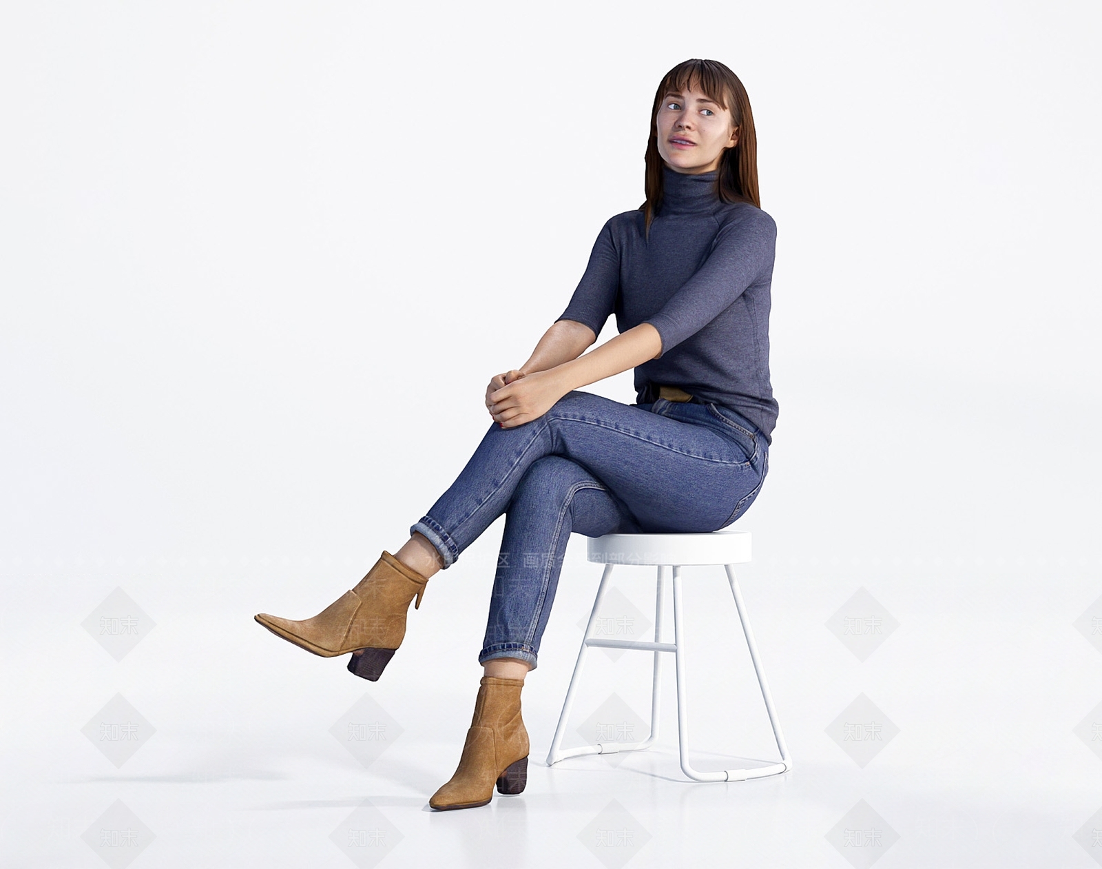 女人SU模型下载【ID:1188227534】