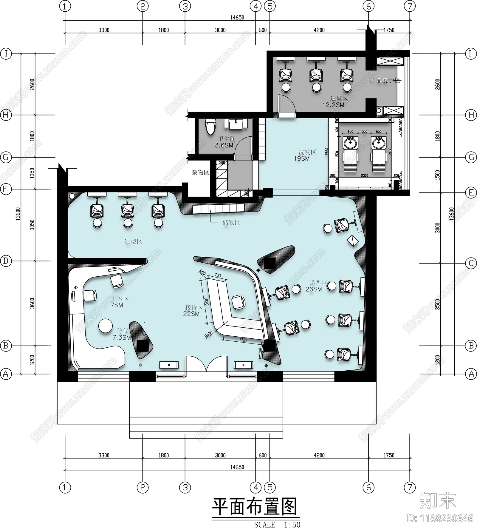 现代其他商业空间施工图下载【ID:1188230646】