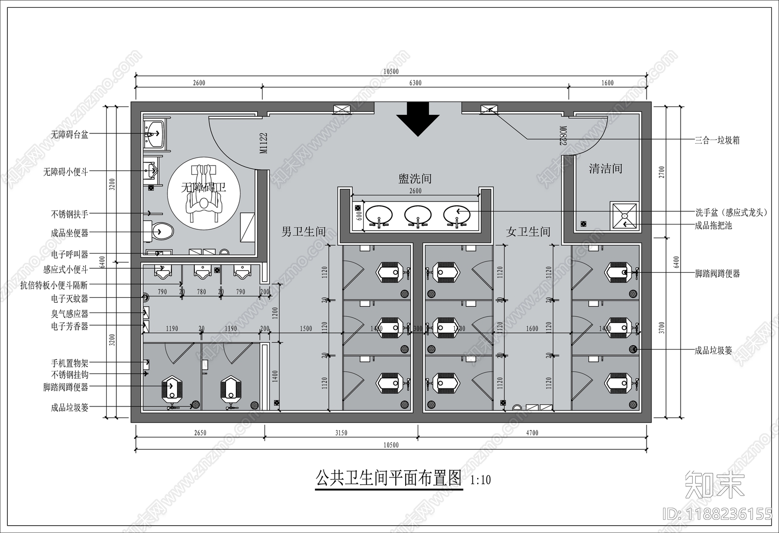 工装平面图施工图下载【ID:1188236155】