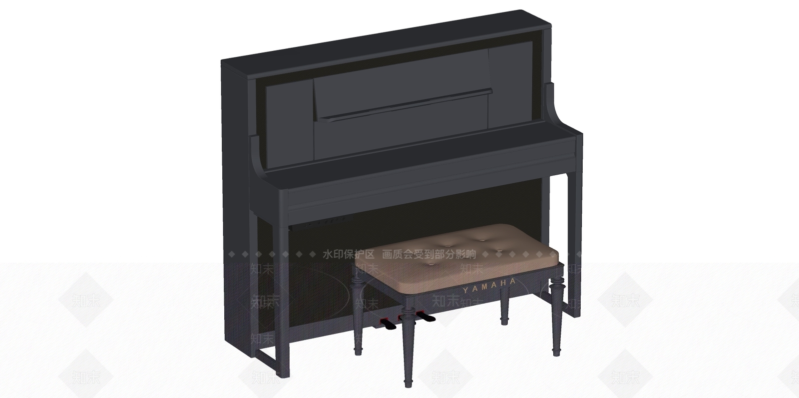 乐器SU模型下载【ID:1188239955】