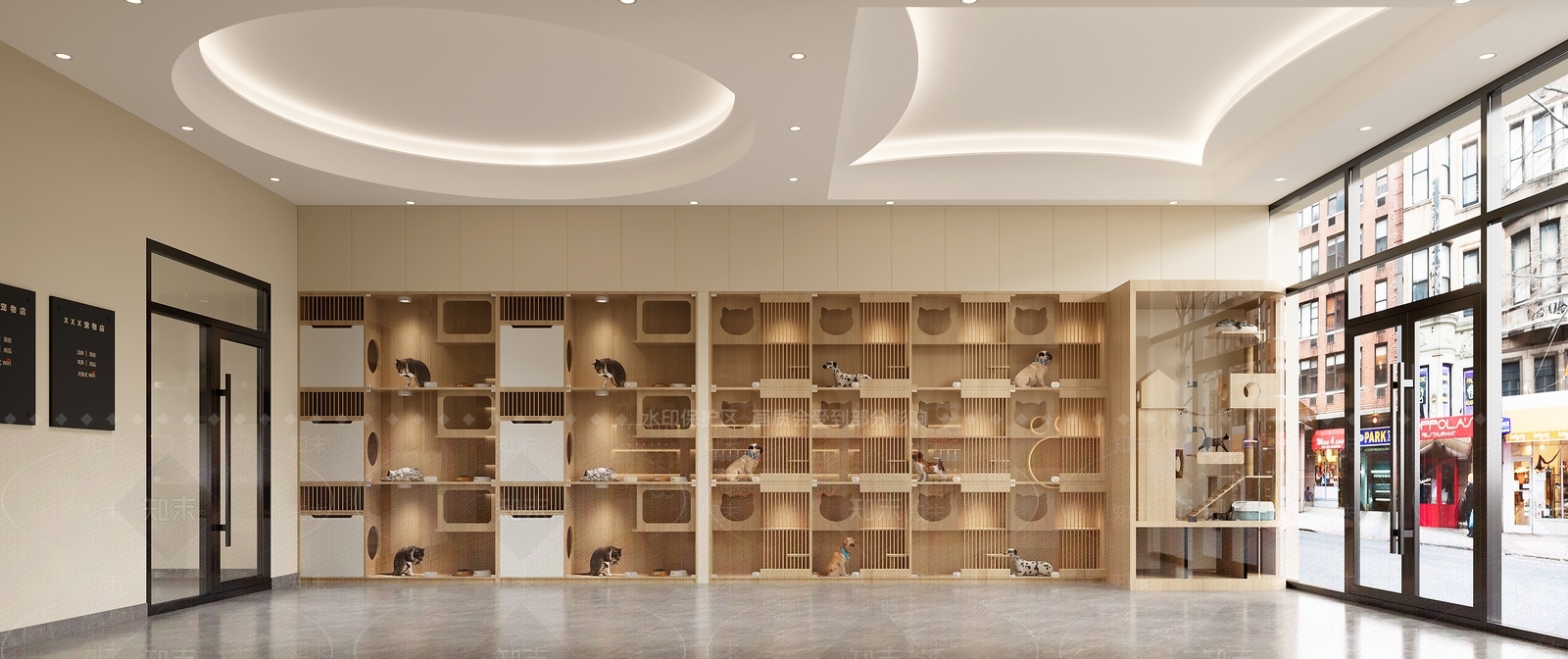现代宠物店3D模型下载【ID:1188241679】
