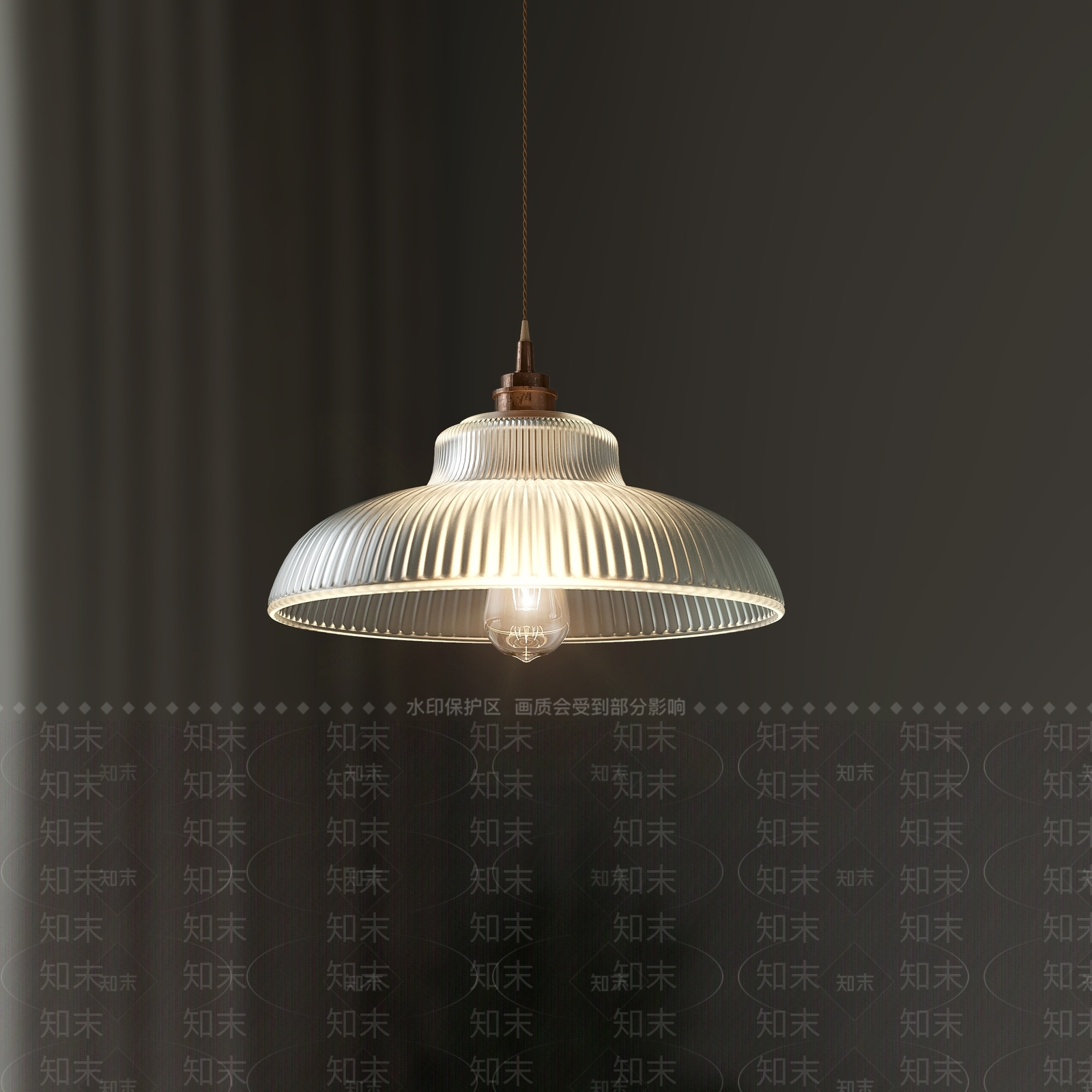 日式小吊灯3D模型下载【ID:1188244374】