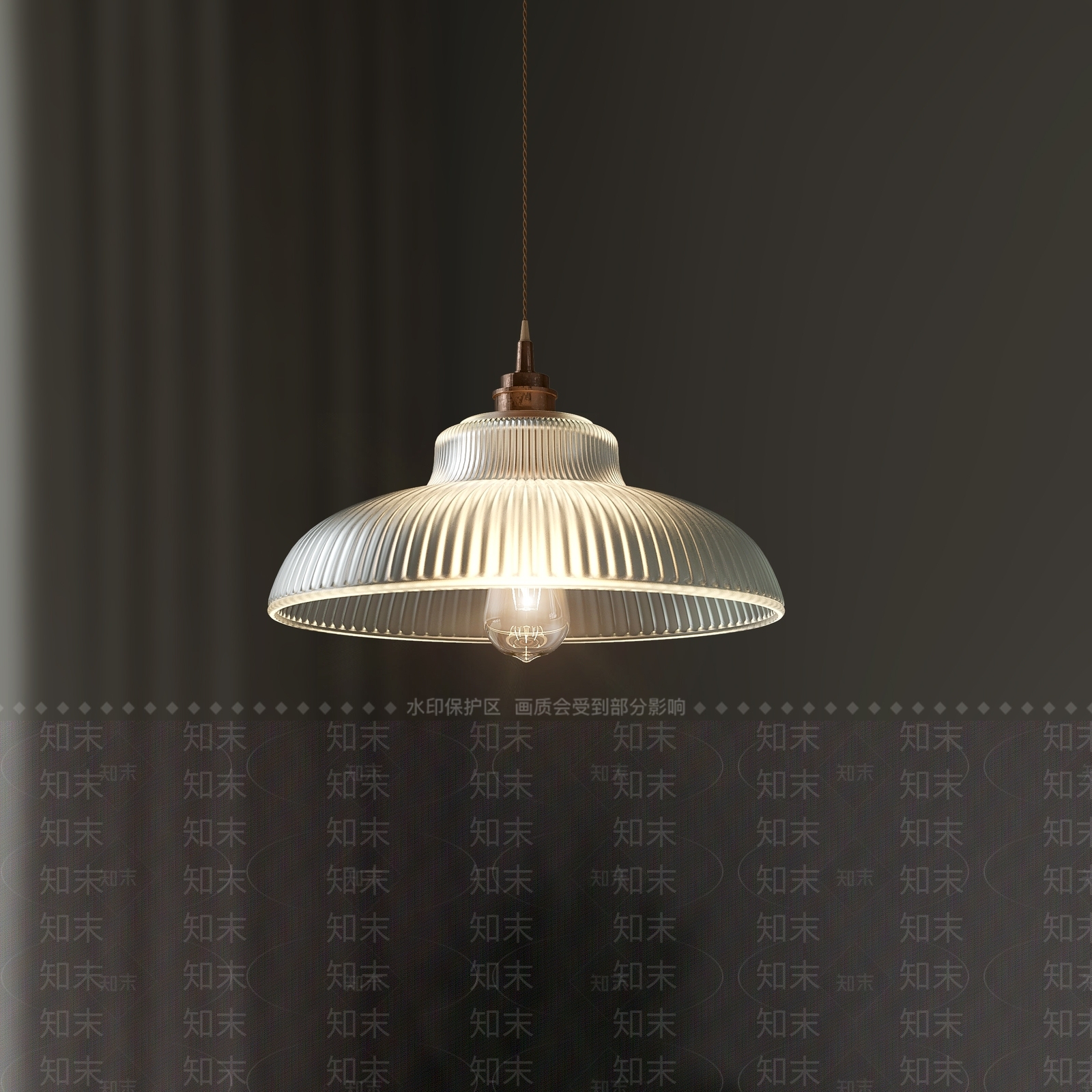 日式床头吊灯SU模型下载【ID:1188244426】