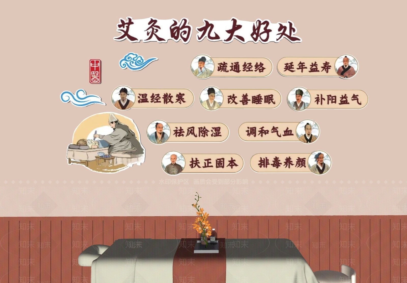 现代文化墙SU模型下载【ID:1188246320】