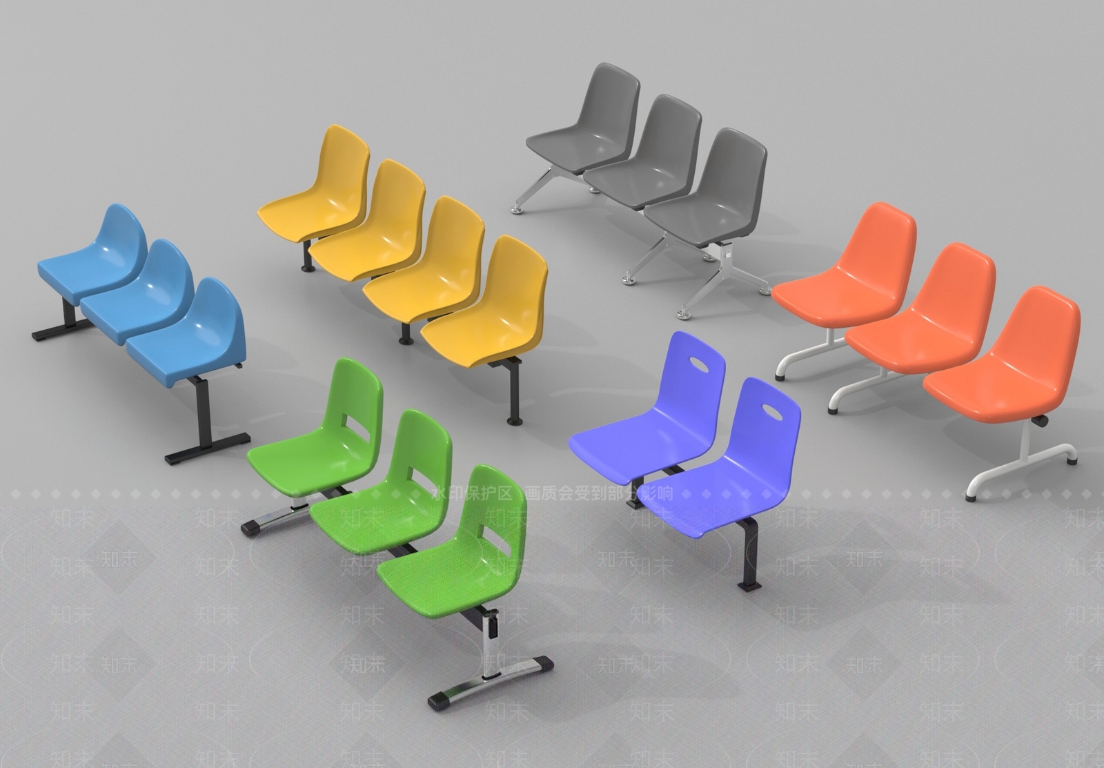 现代景观座椅3D模型下载【ID:1188253892】