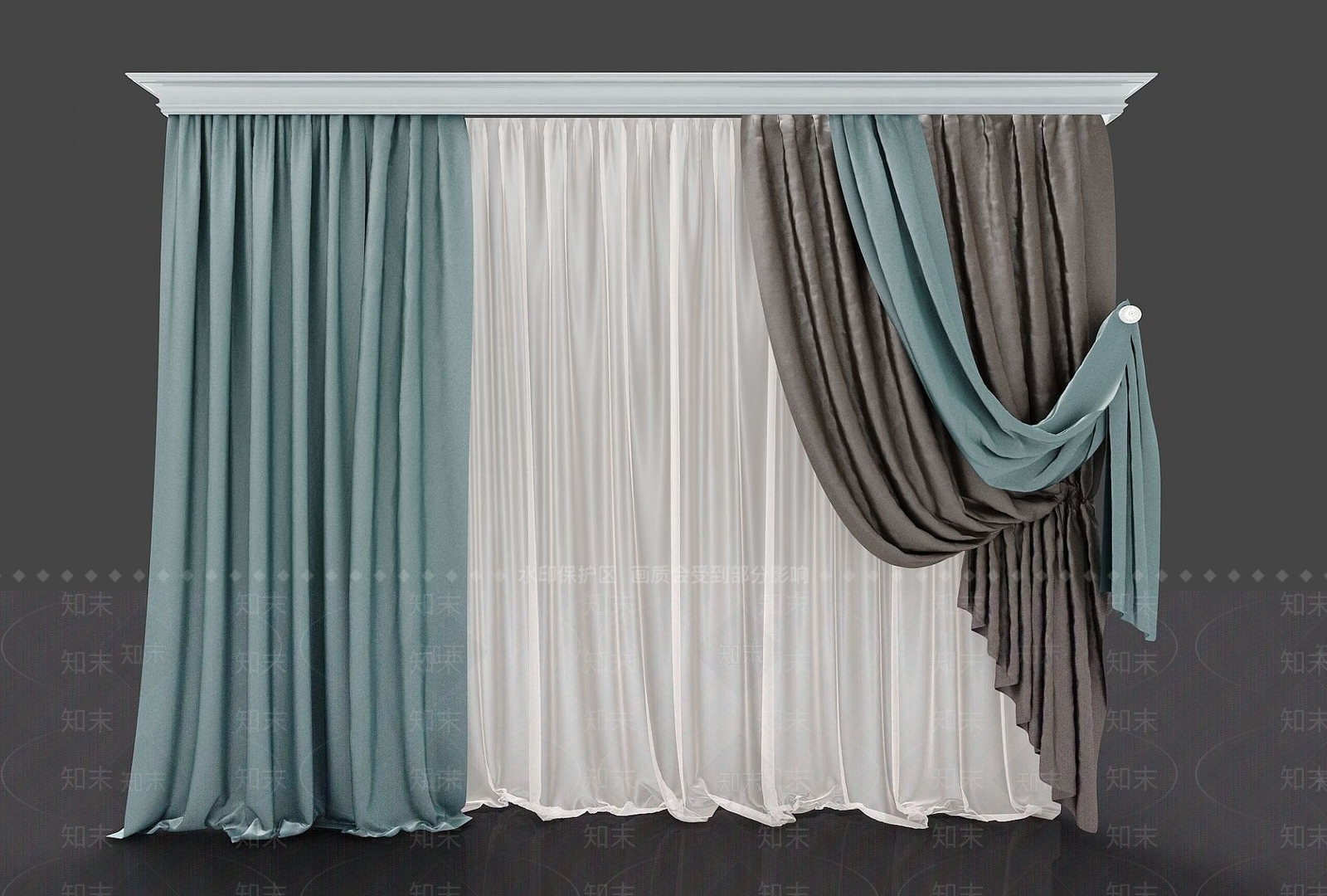 现代摆件组合3D模型下载【ID:1188258702】