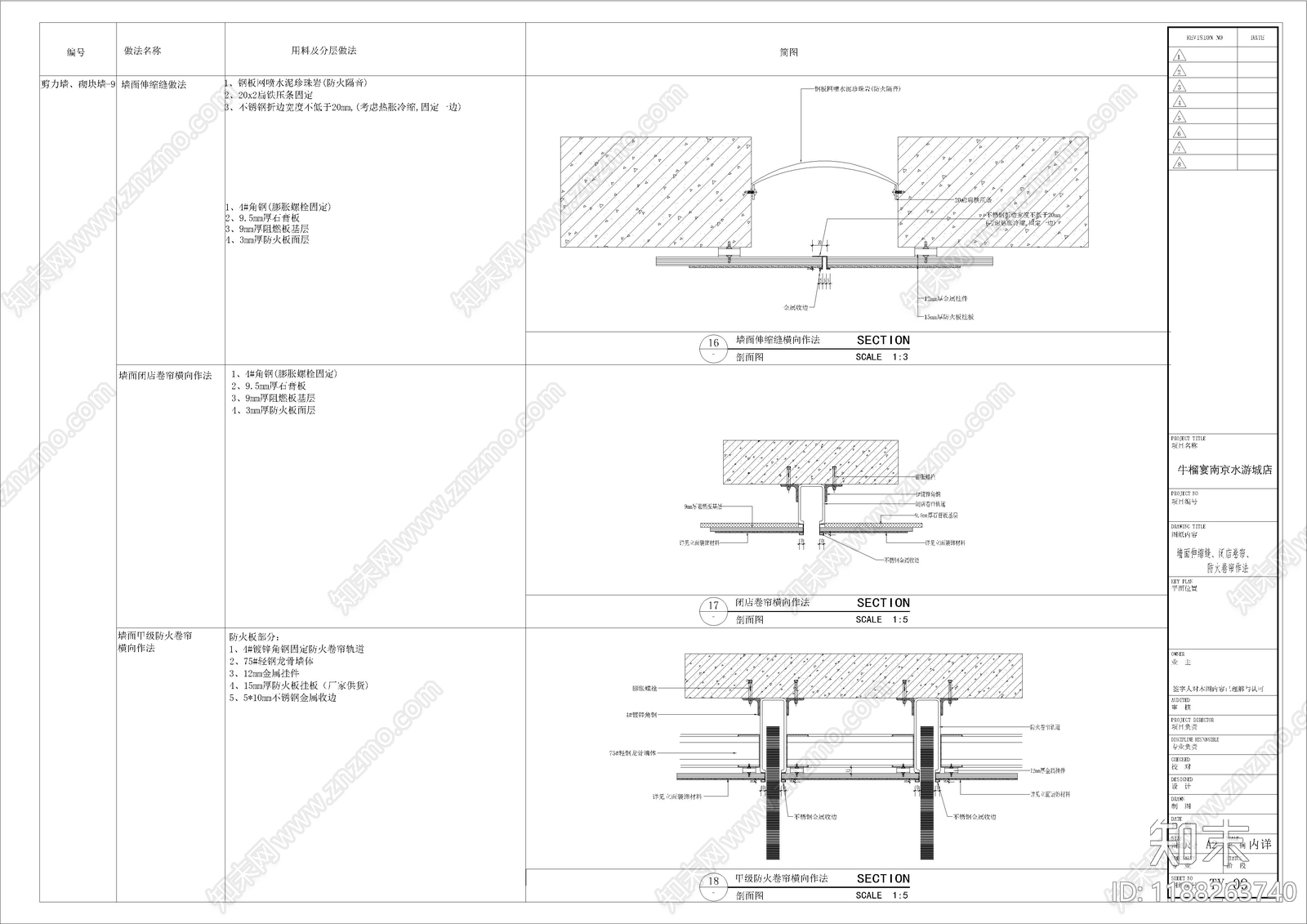 现代其他室内工艺节点施工图下载【ID:1188263740】