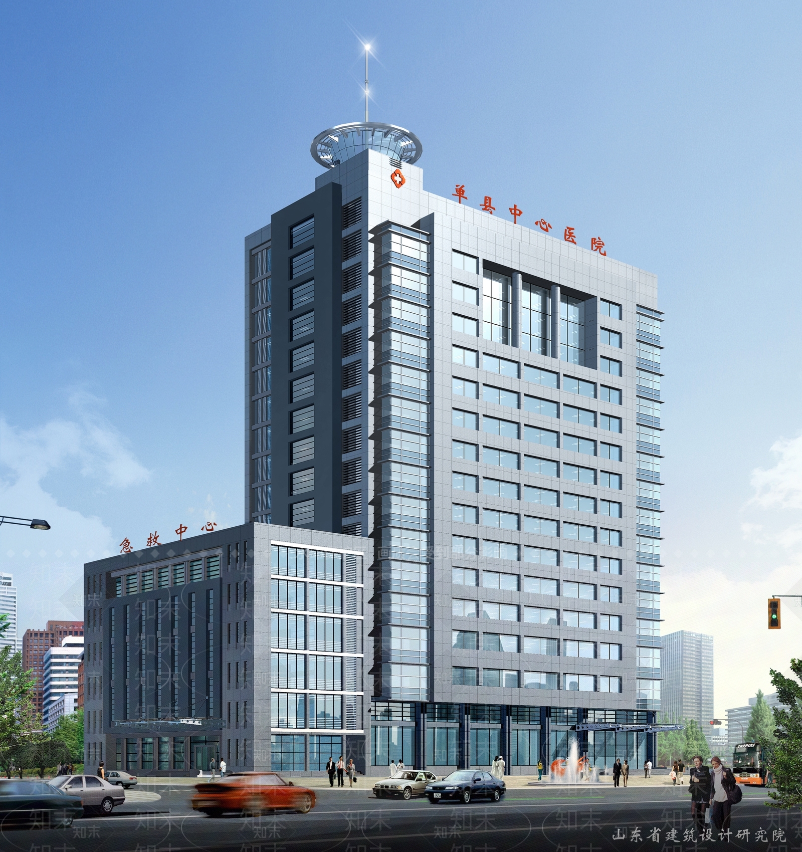 现代简约医院建筑SU模型下载【ID:1188265951】