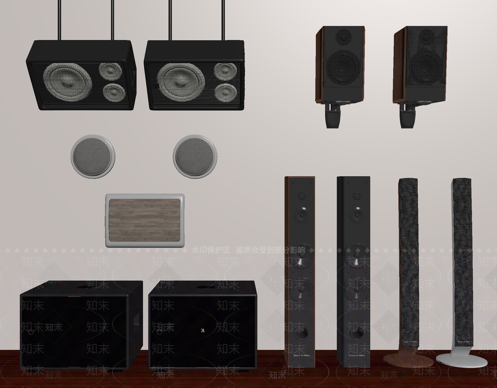 音响SU模型下载【ID:1188266691】