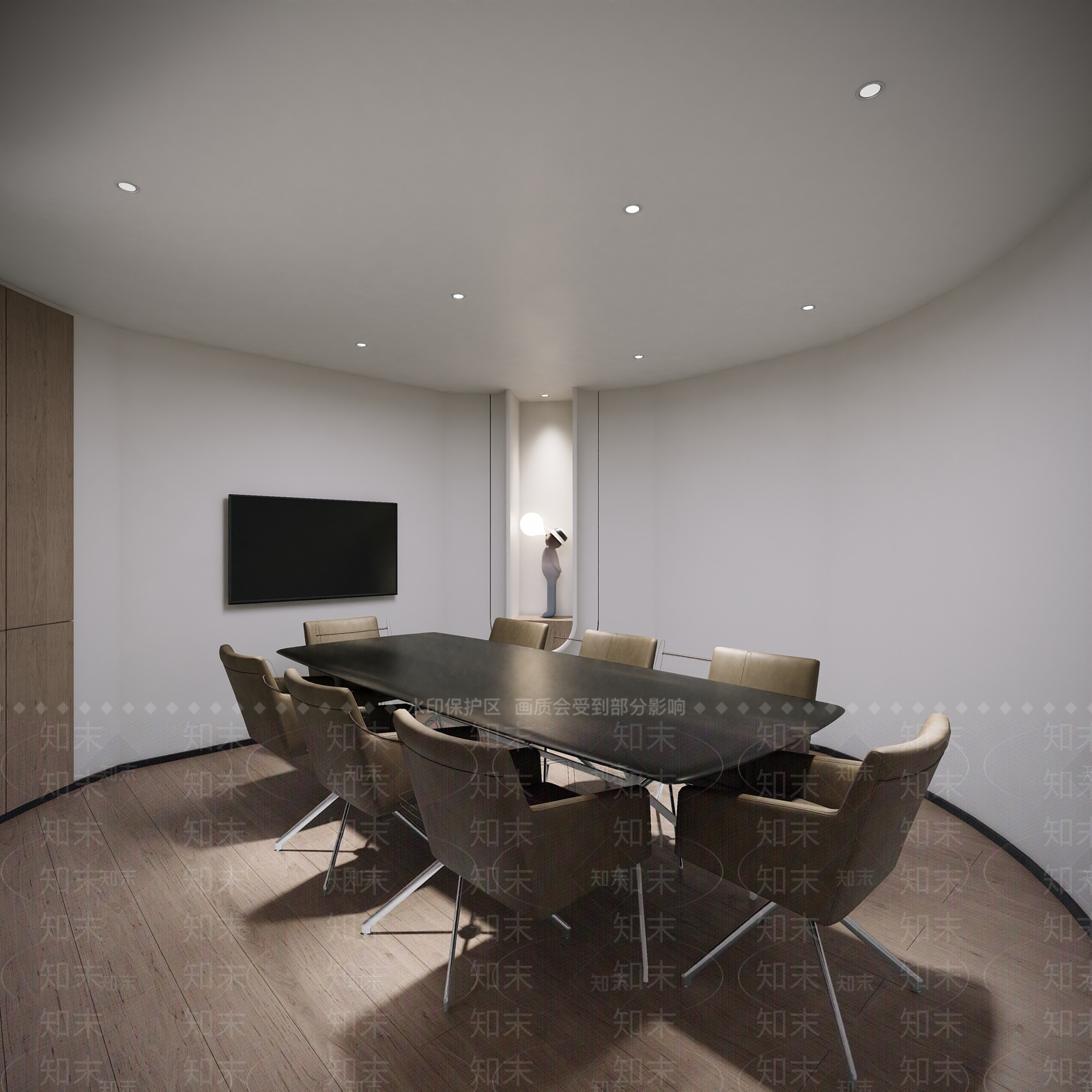 现代会议室3D模型下载【ID:1188270120】