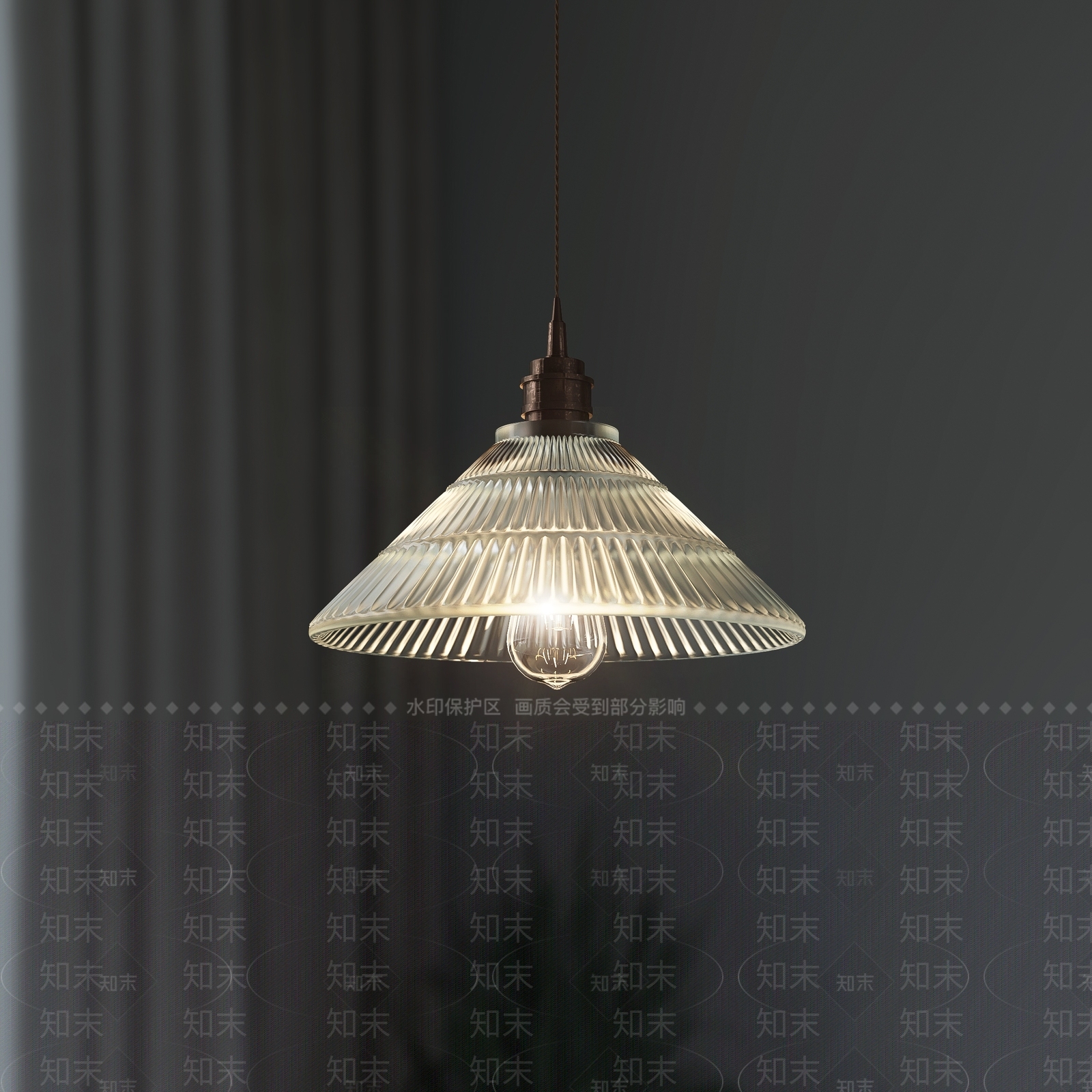 日式餐厅吊灯SU模型下载【ID:1188276910】