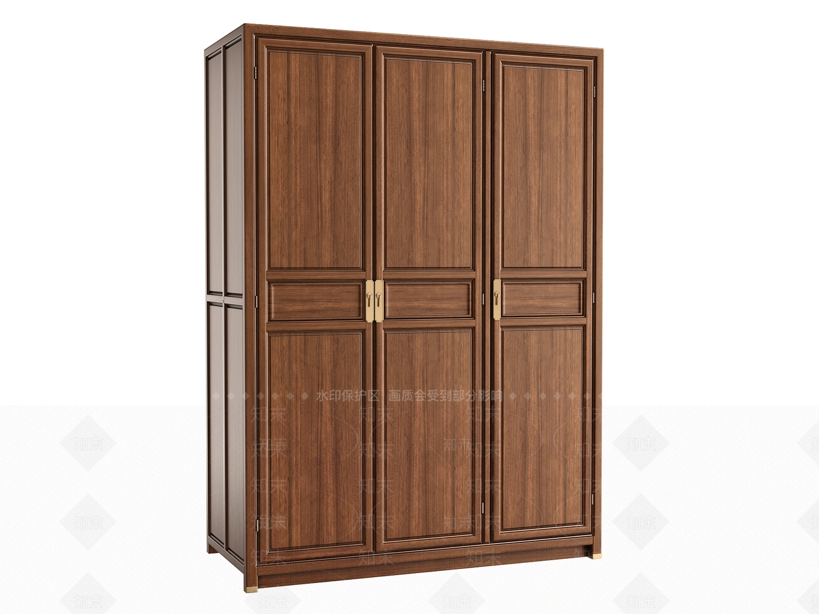 新中式衣柜3D模型下载【ID:1188279070】