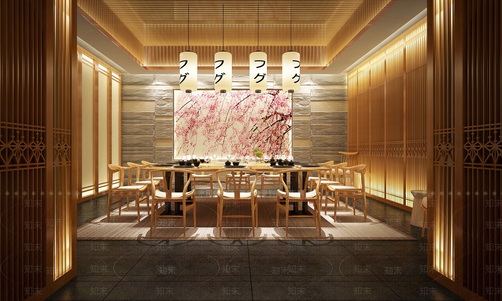 日式包厢3D模型下载【ID:1188280067】
