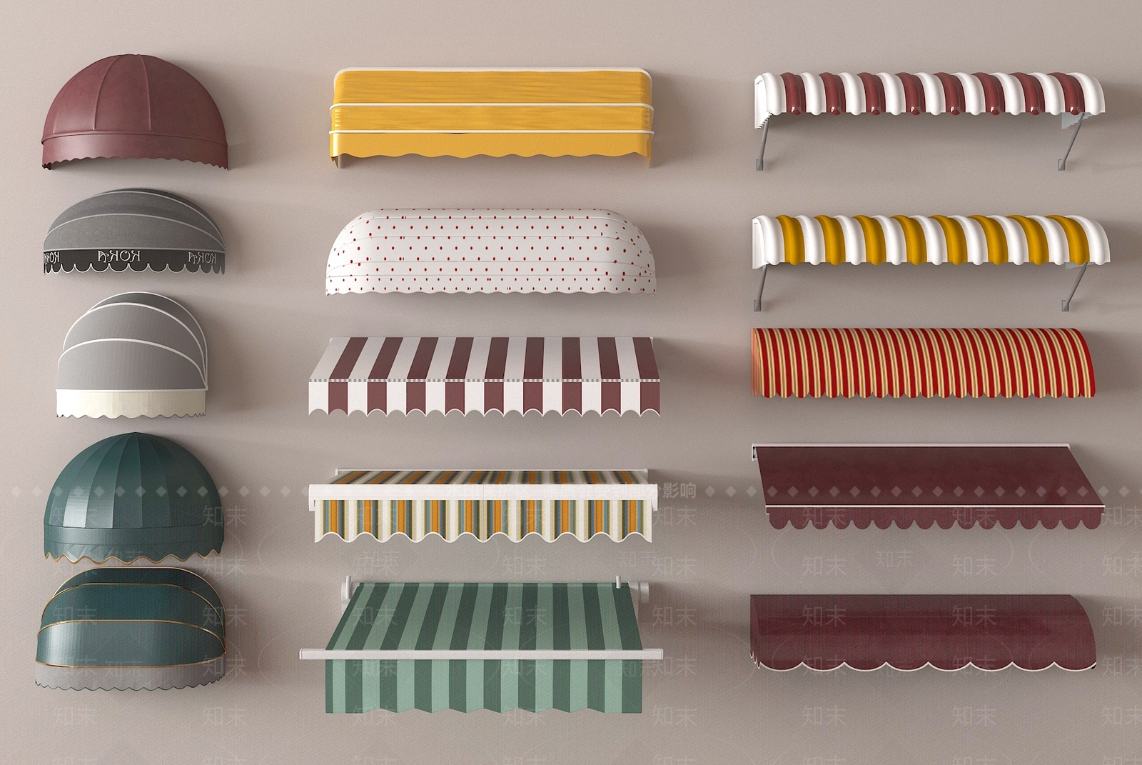 现代遮阳伞SU模型下载【ID:1188287628】