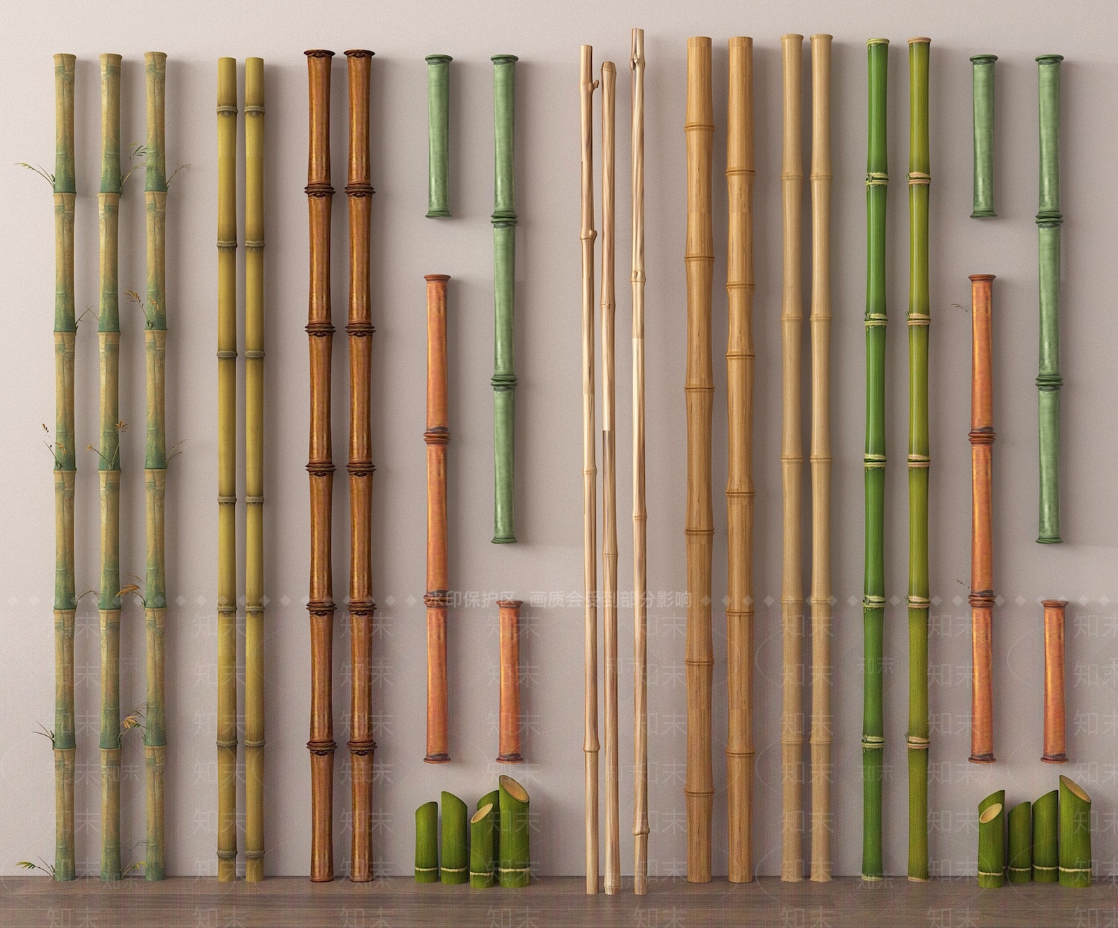 竹子3D模型下载【ID:1188288510】