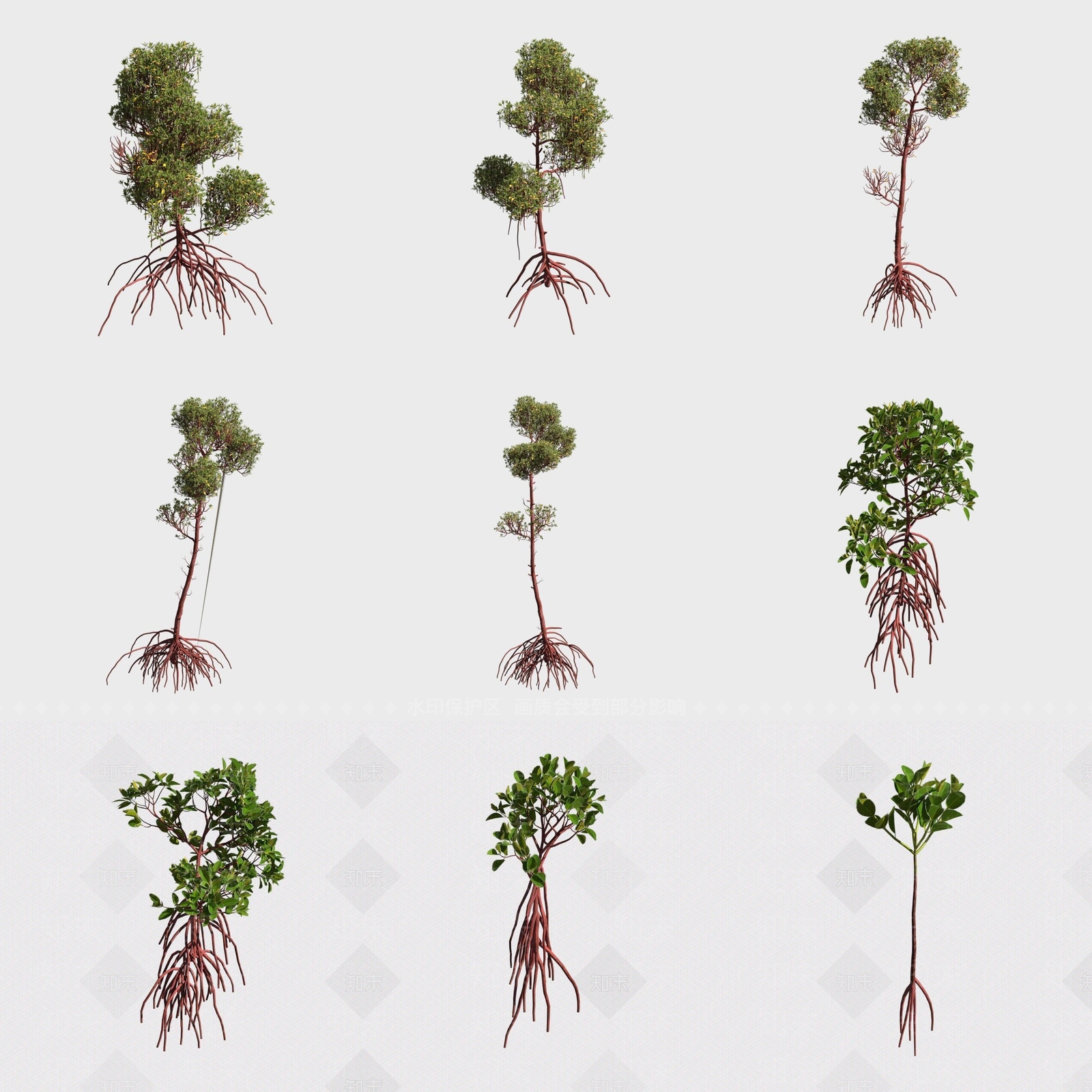 灌木3D模型下载【ID:1188290618】
