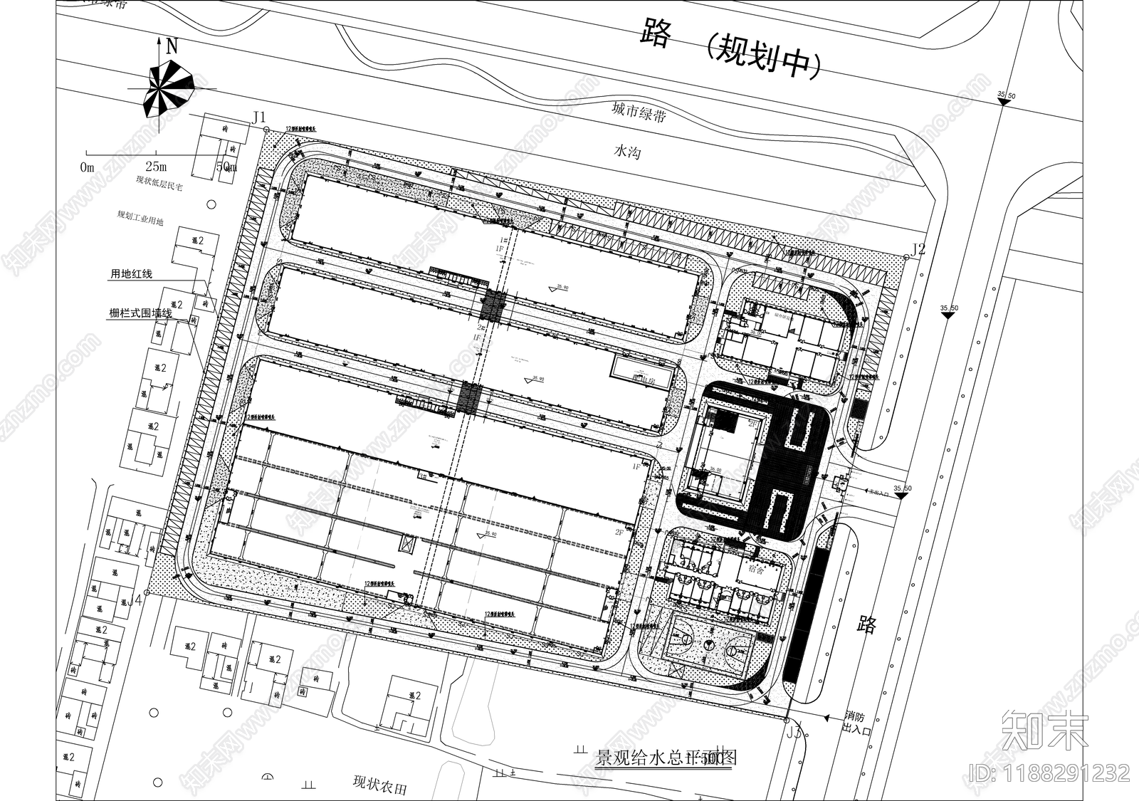 建筑给排水施工图下载【ID:1188291232】