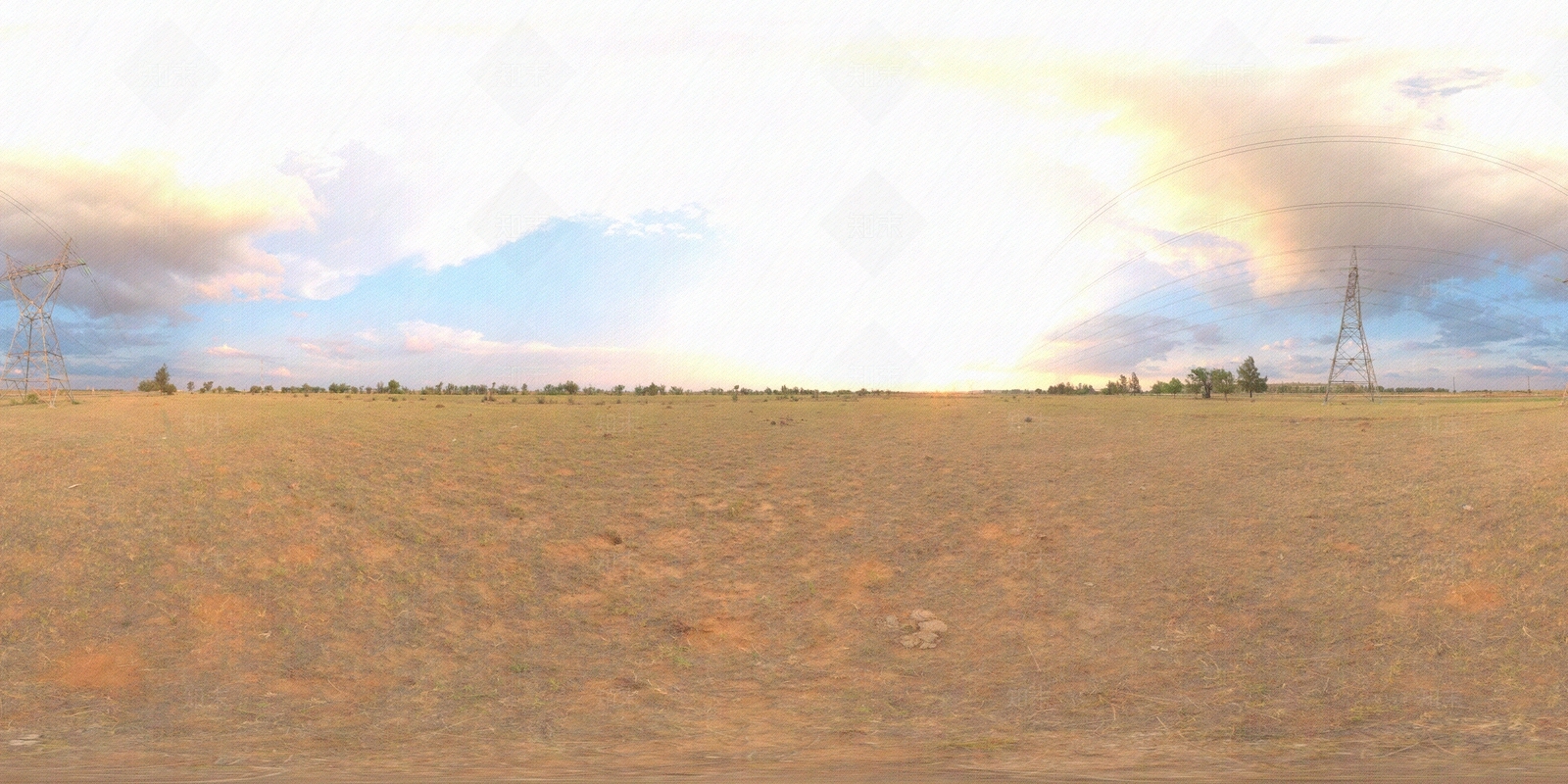 现代法式天空HDR贴图下载【ID:1188296073】