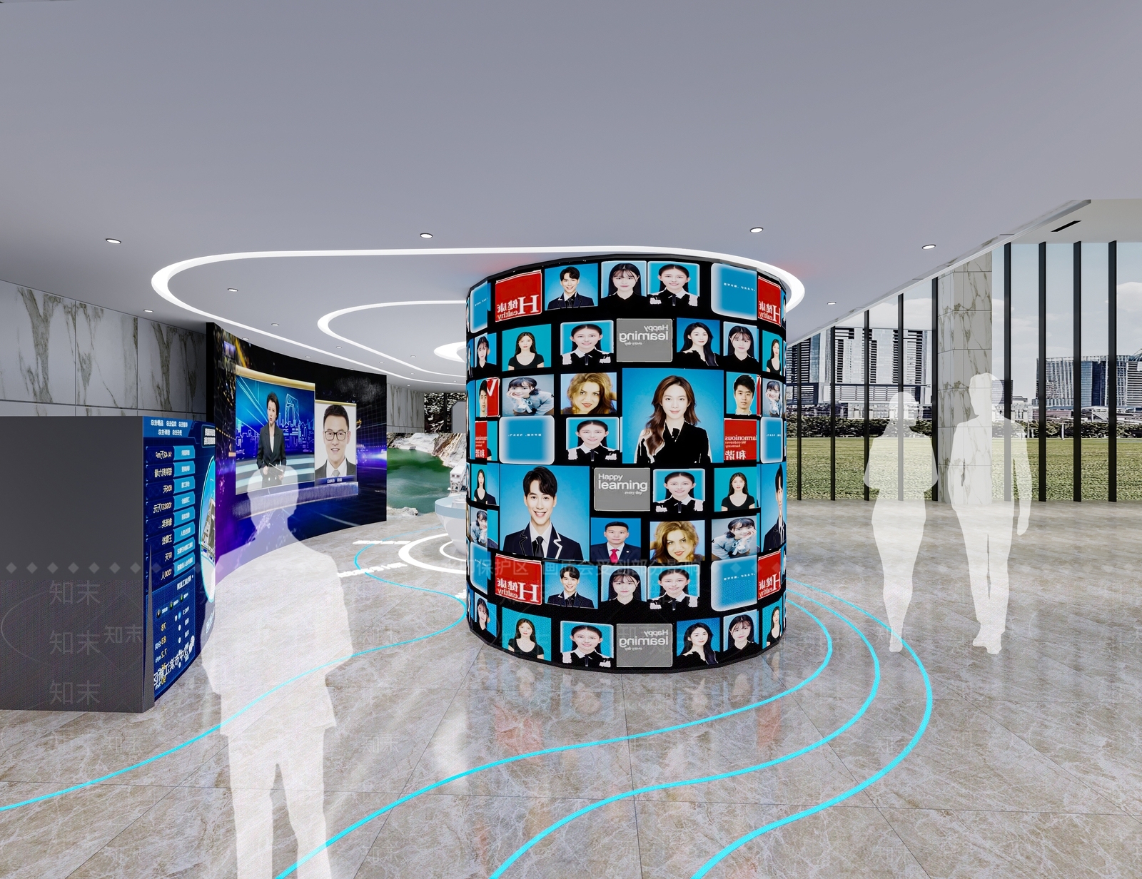 现代大厅3D模型下载【ID:1188300261】