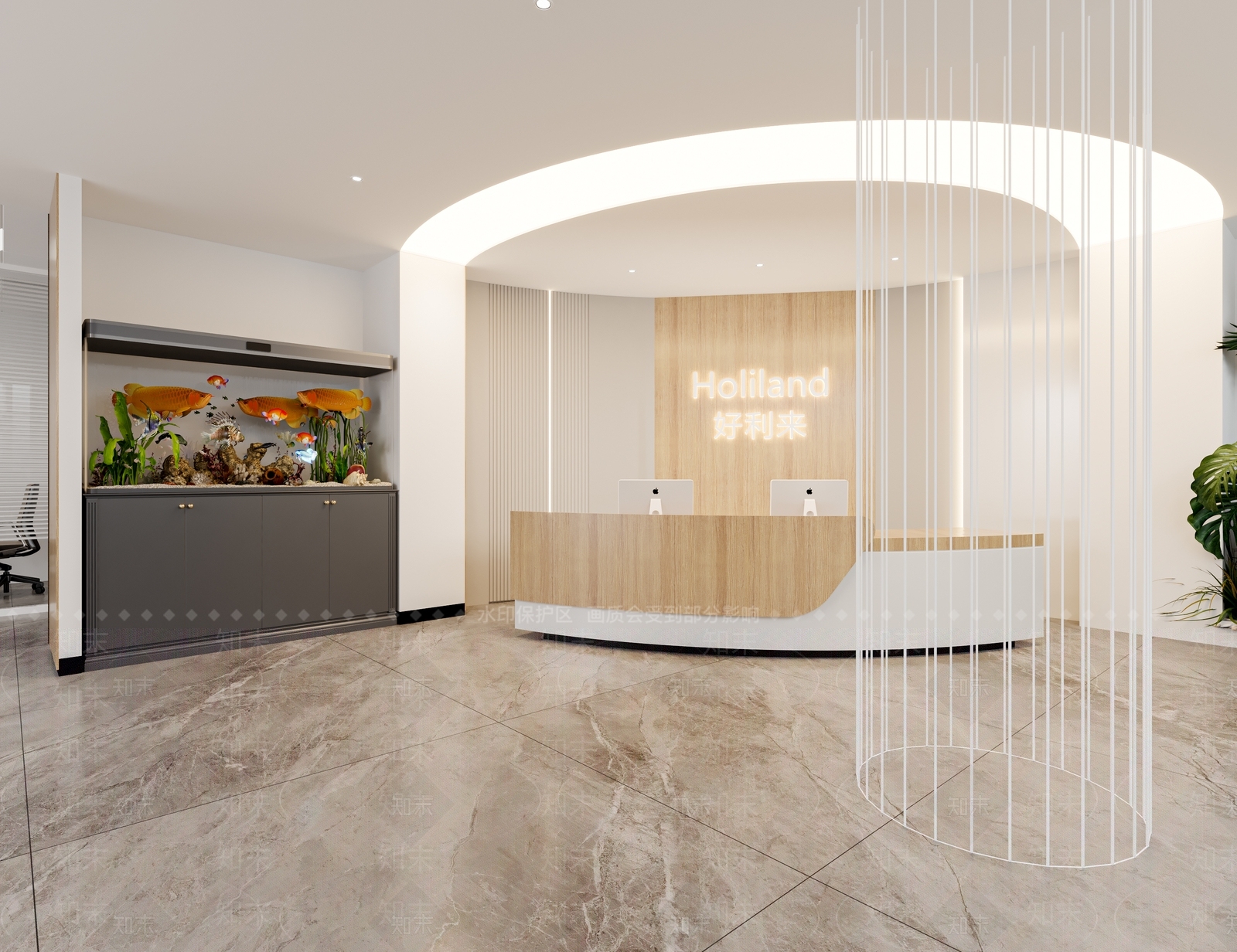 现代办公室3D模型下载【ID:1188301427】