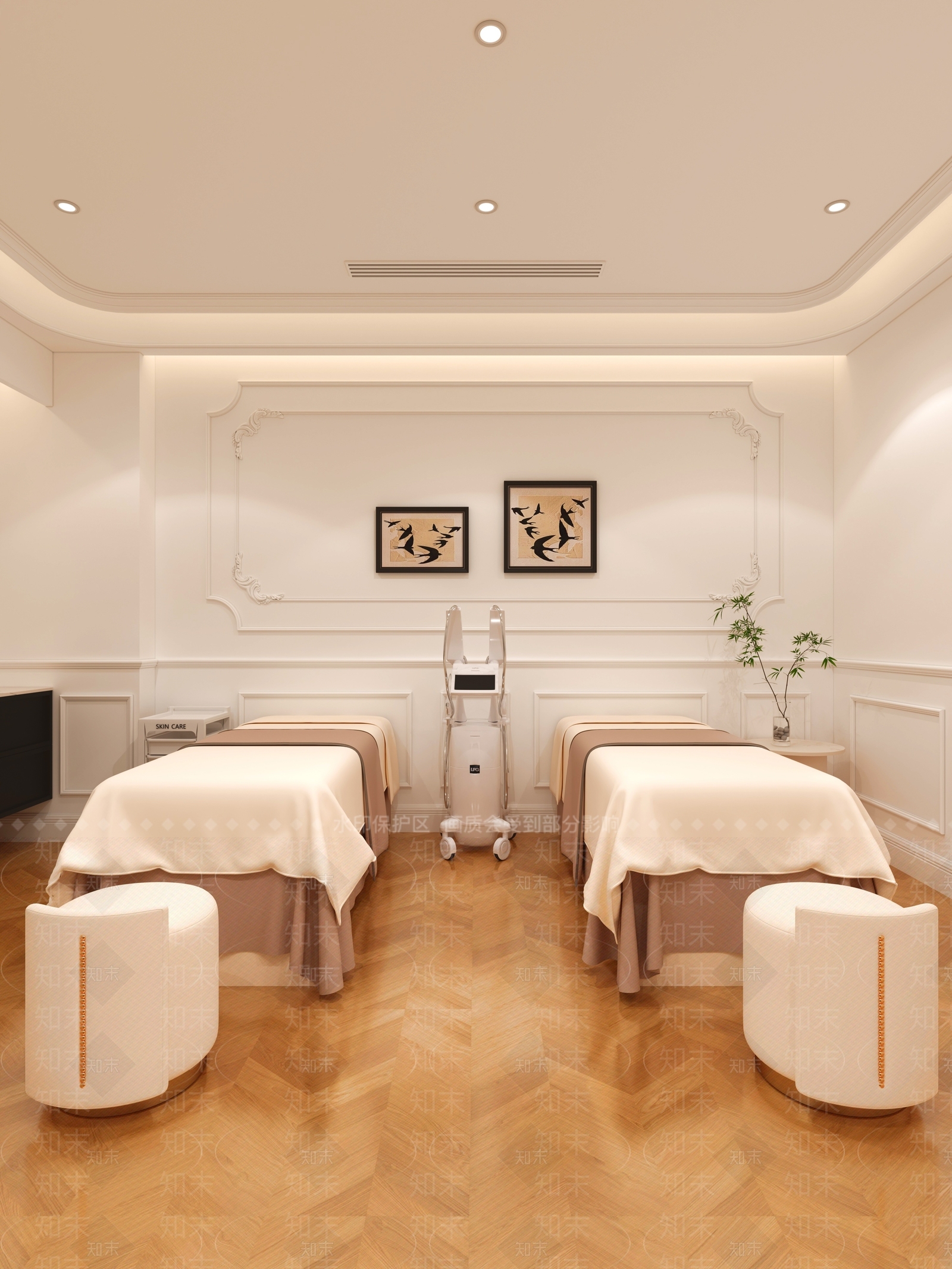 法式美容院3D模型下载【ID:1188304936】