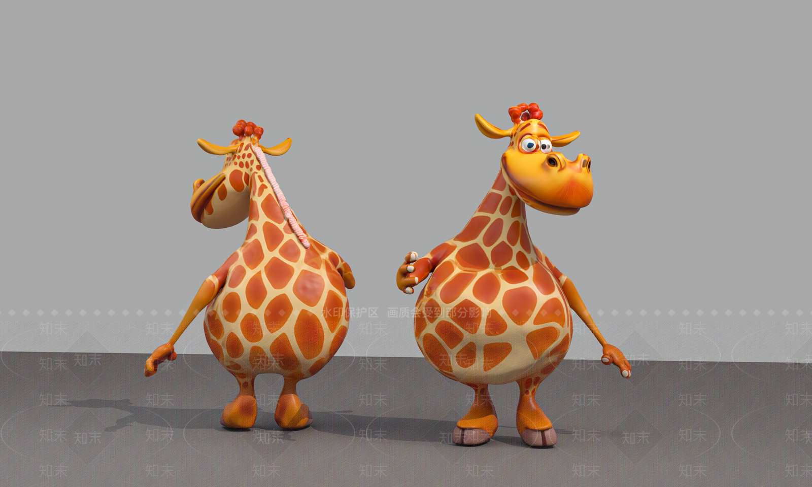 爬行类动物3D模型下载【ID:1188305275】