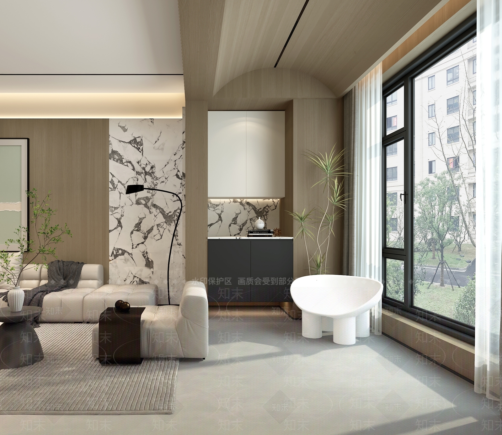 现代阳台3D模型下载【ID:1188306670】