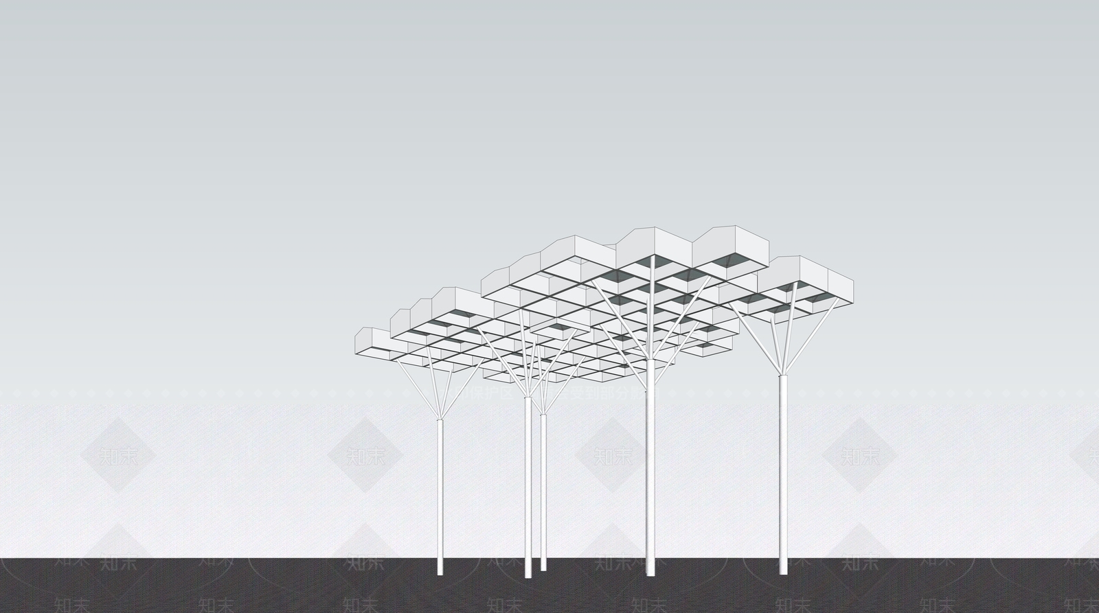 现代其他景观小建筑SU模型下载【ID:1188314628】