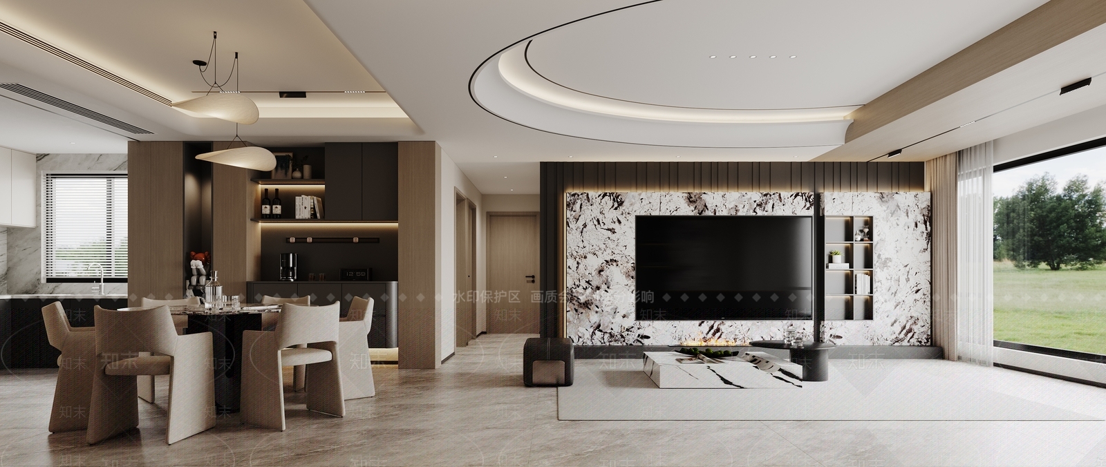 现代玄关3D模型下载【ID:1215054639】