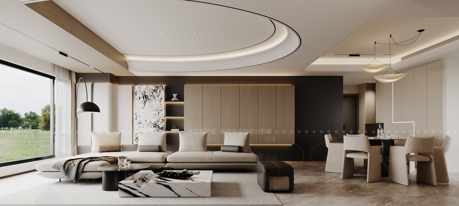 现代玄关3D模型下载【ID:1215054639】